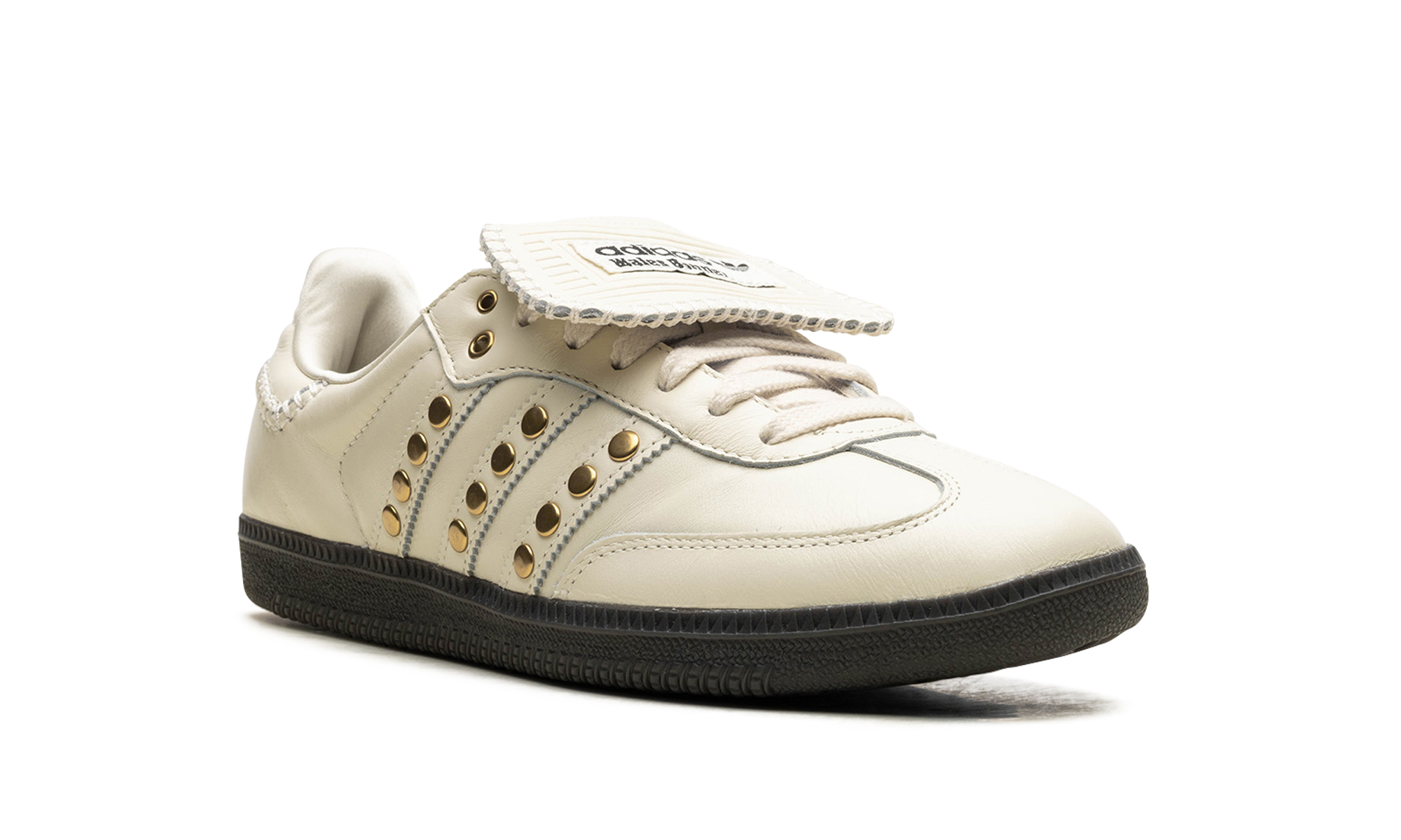 adidas samba wales bonner studded pack cream white+IG4304+diagnol right view 1