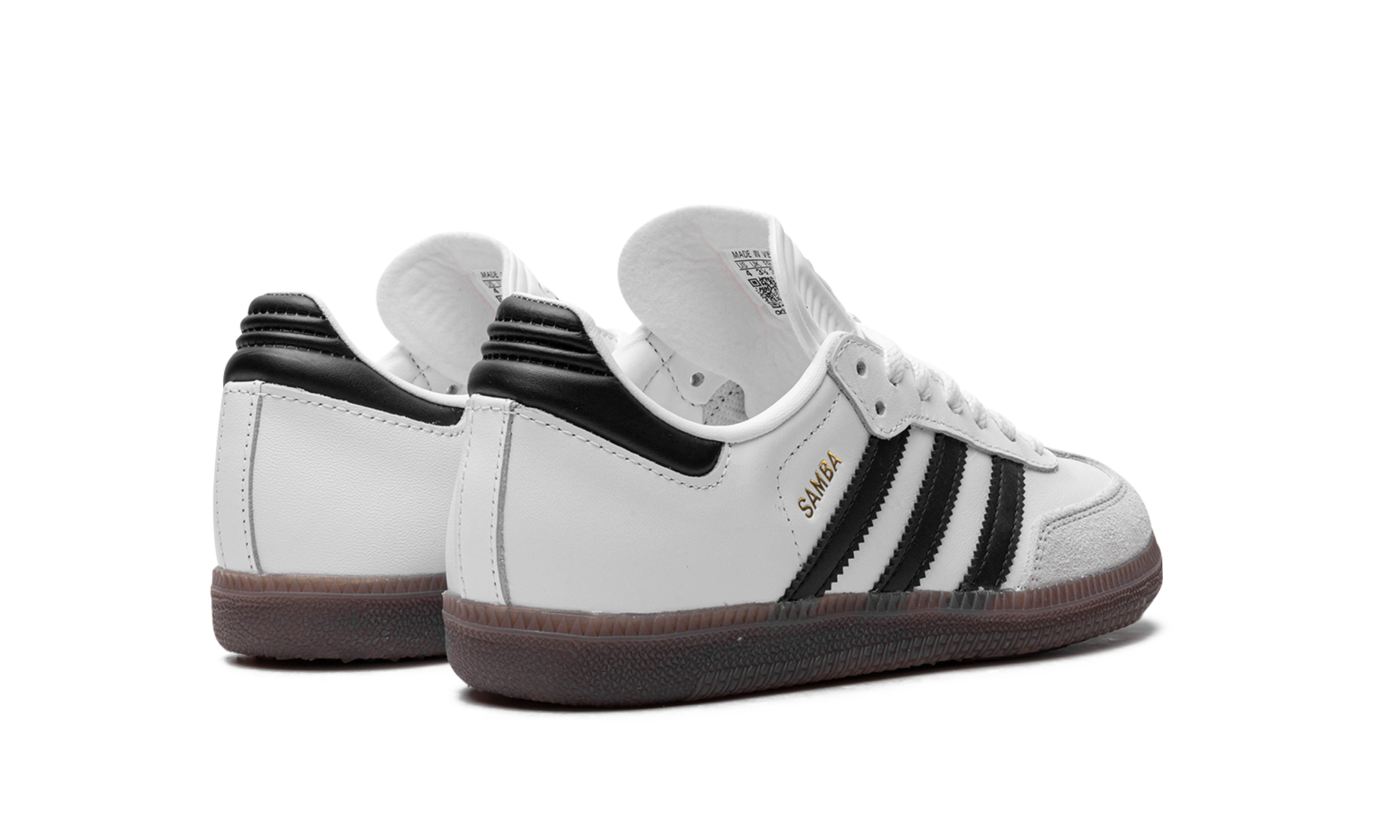 adidas samba white none gs+IF1944+diagnol right behind view