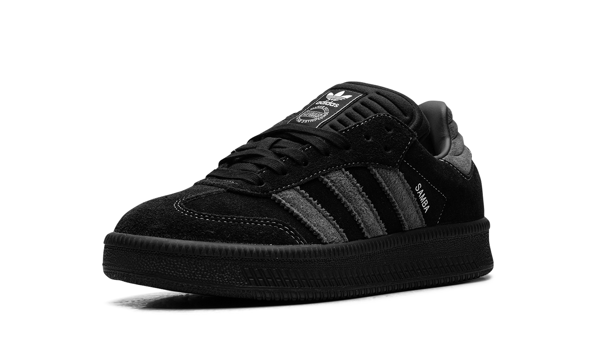 adidas samba xlg black carbon+IH2219+left diagnol single view