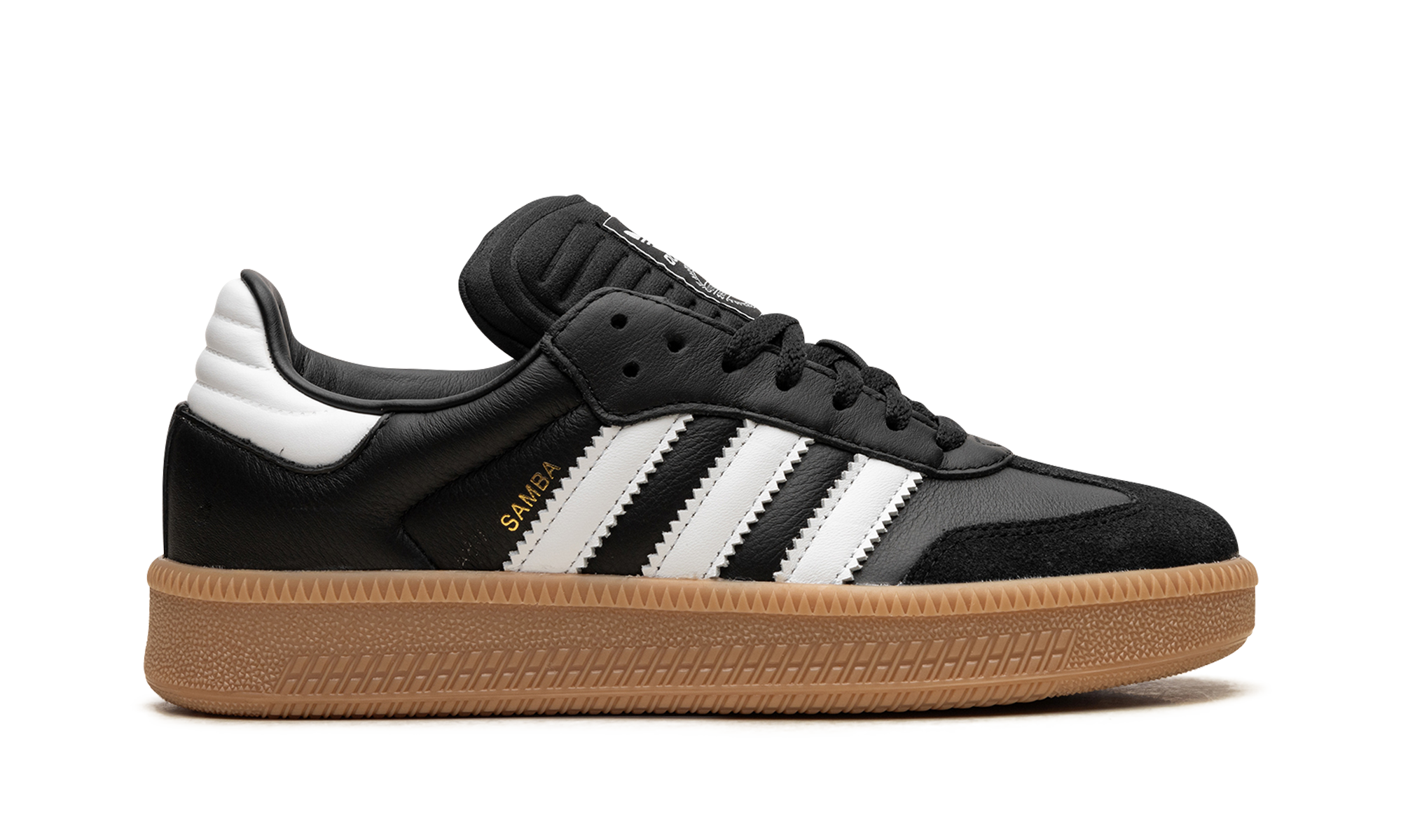 adidas samba xlg core black gum+IE1379+right view