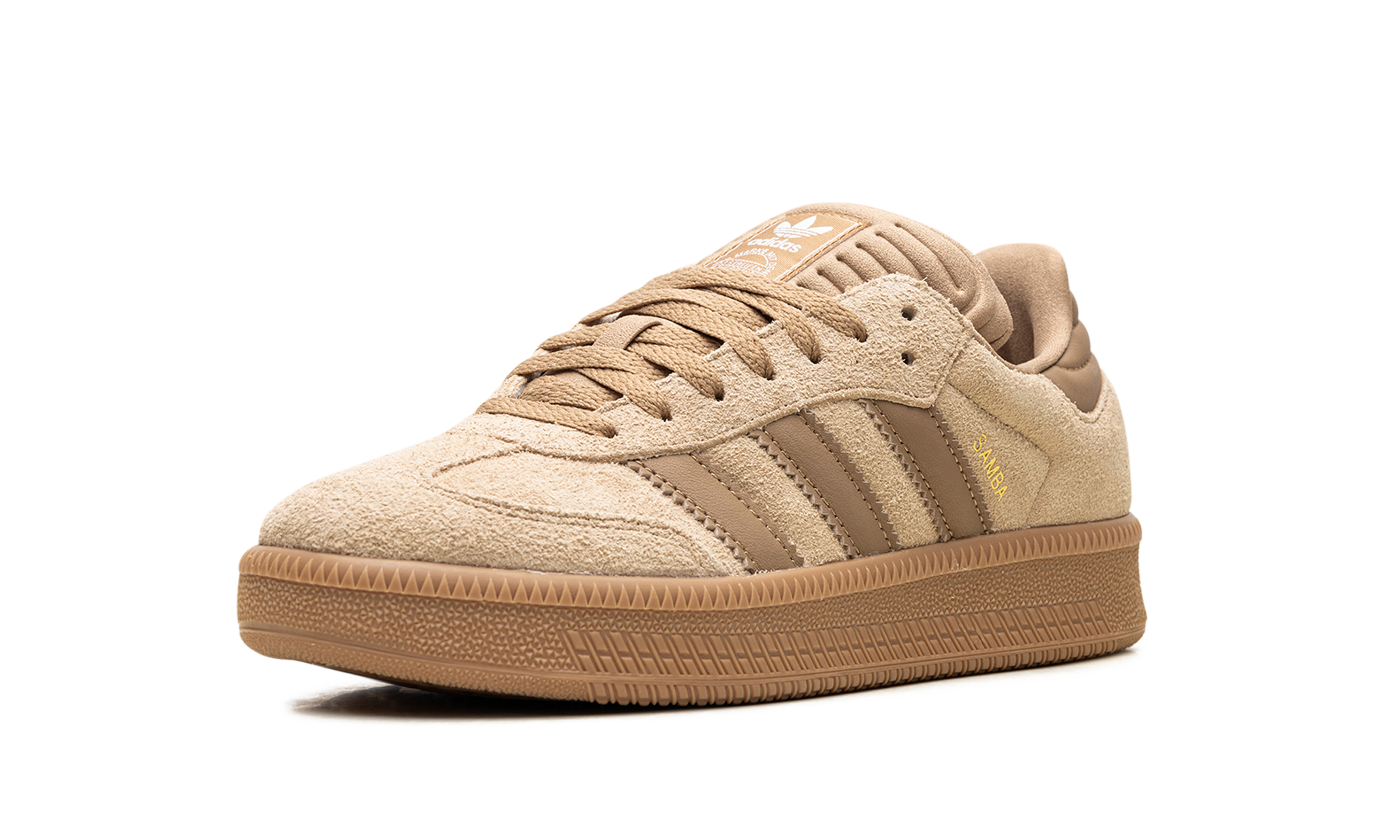 adidas samba xlg magic beige cardboard+IG6289+left diagnol single view