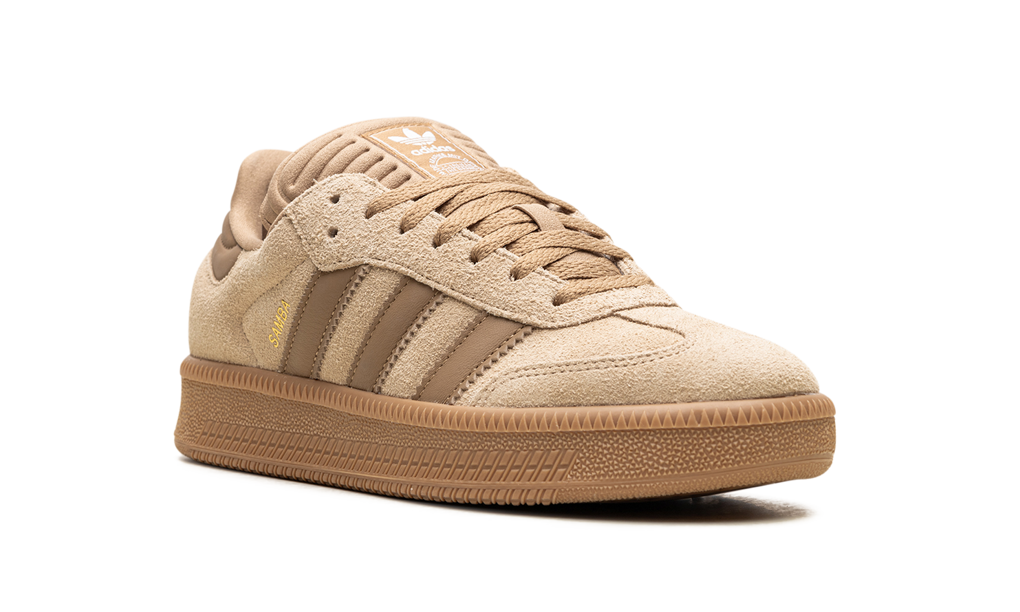 adidas samba xlg magic beige cardboard+IG6289+diagnol right view