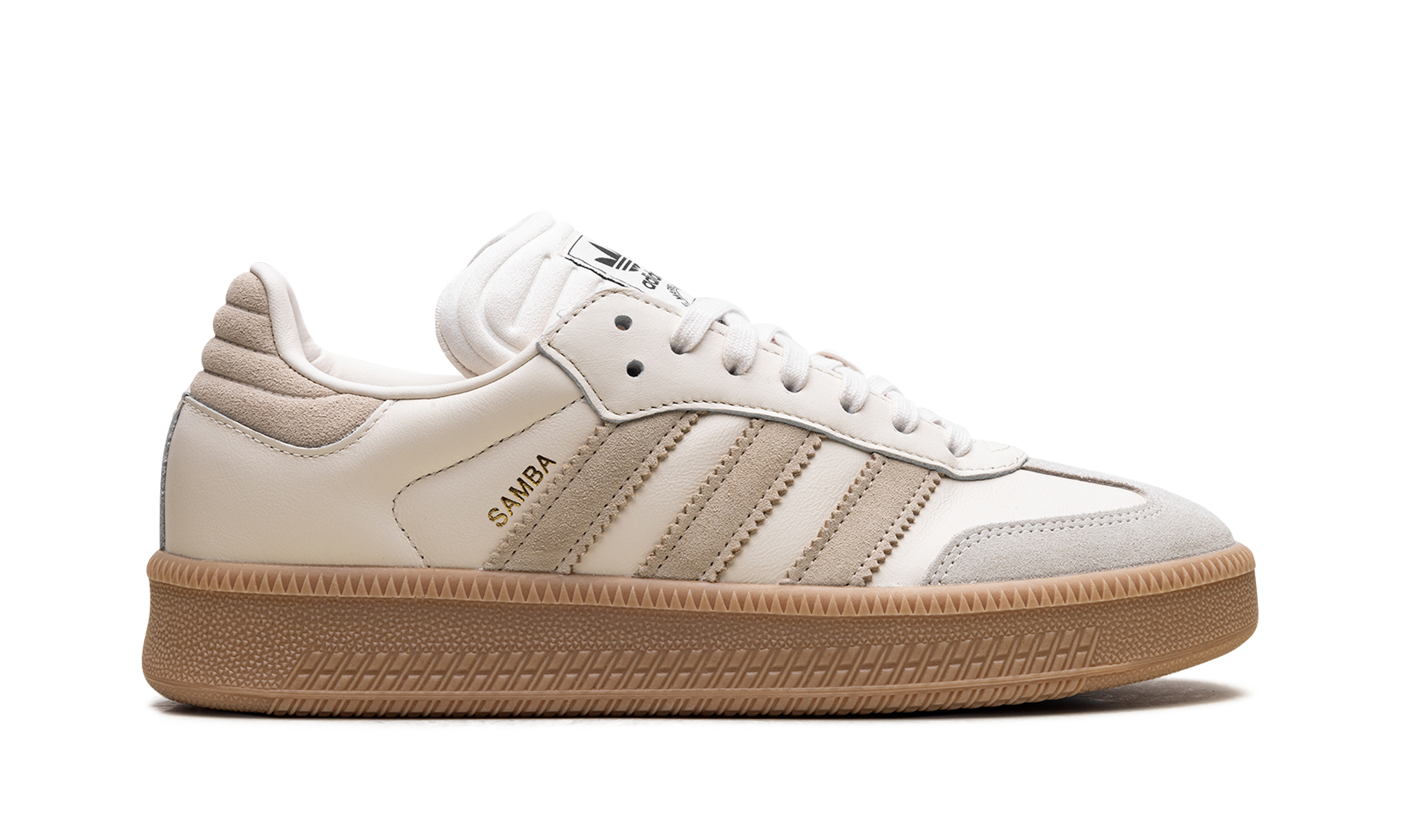 adidas samba xlg magic beige gum+JI0473+right view