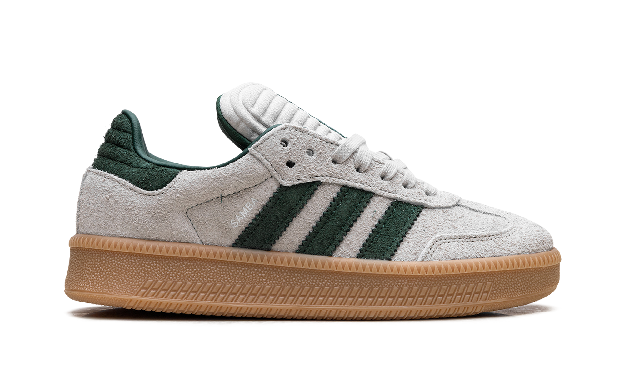 adidas samba xlg putty grey collegiate green+JI3197+right view
