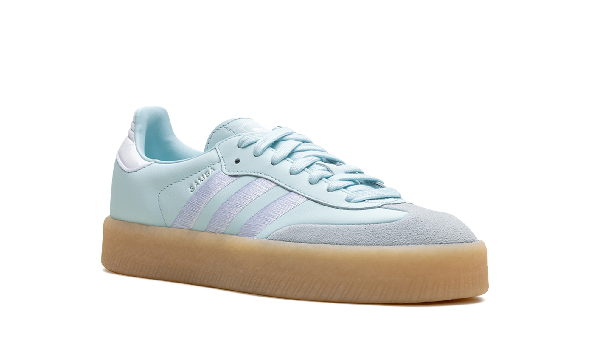 adidas sambae almost blue women s+ID0435+diagnol right view