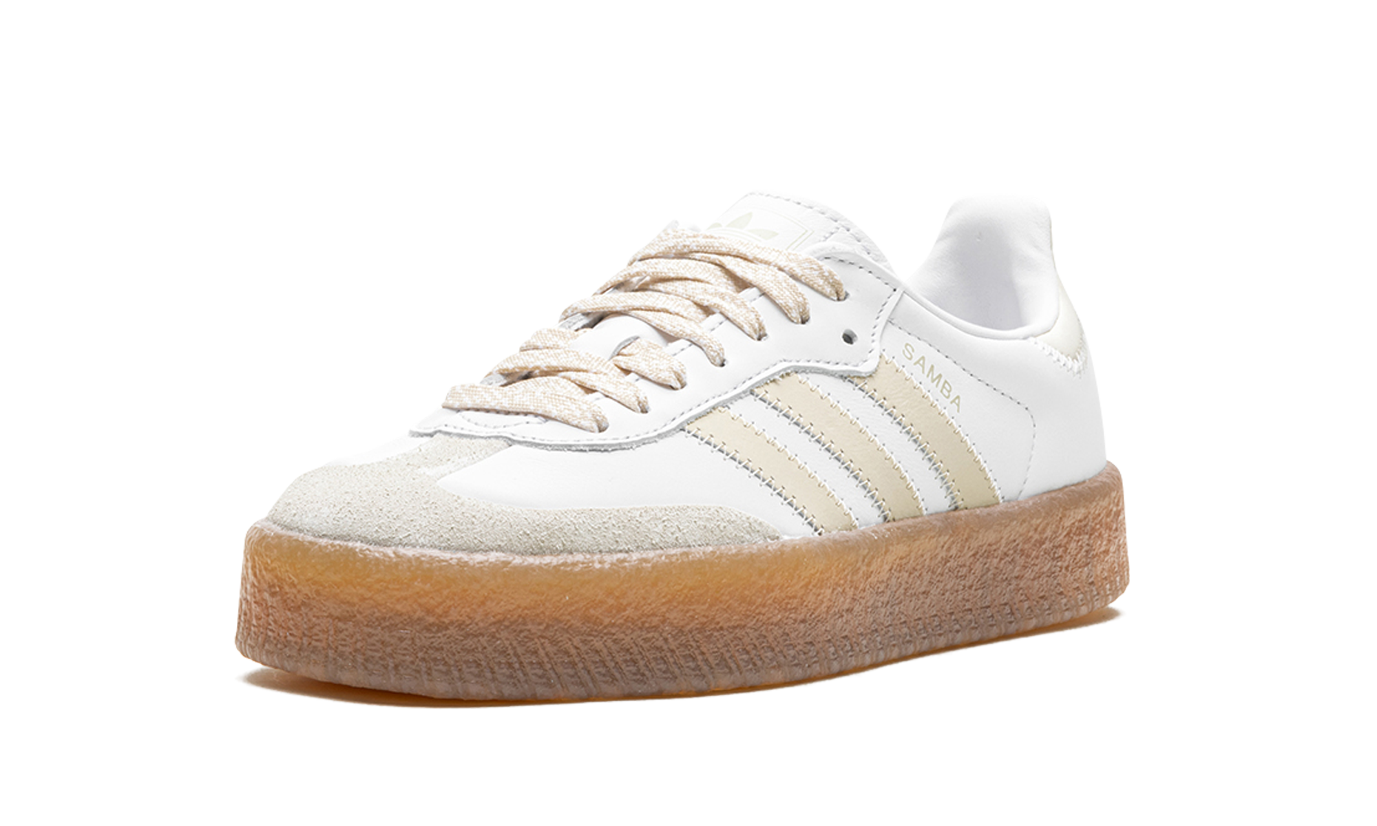 adidas sambae beige women s+IE9107+left diagnol single view