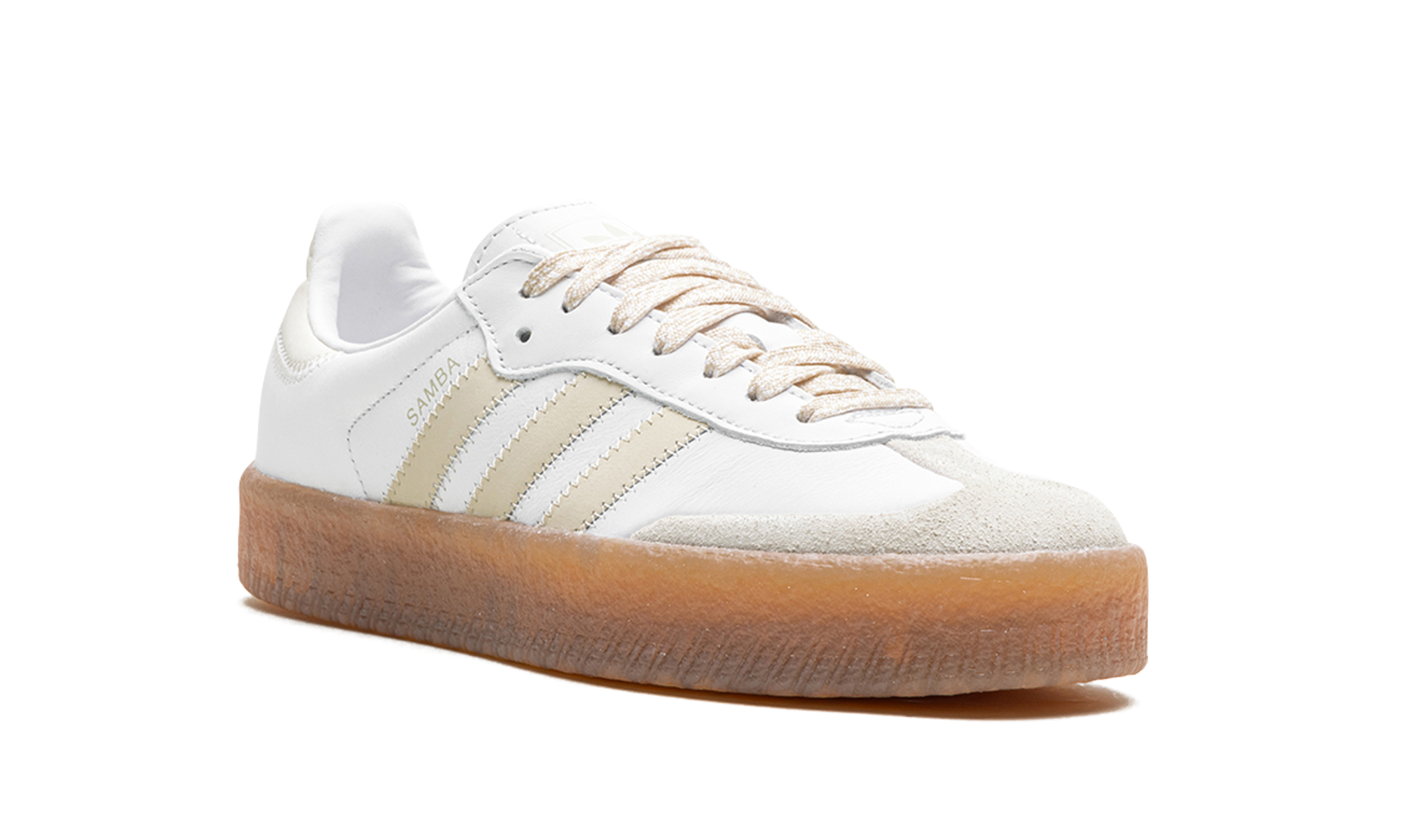 adidas sambae beige women s+IE9107+diagnol right view