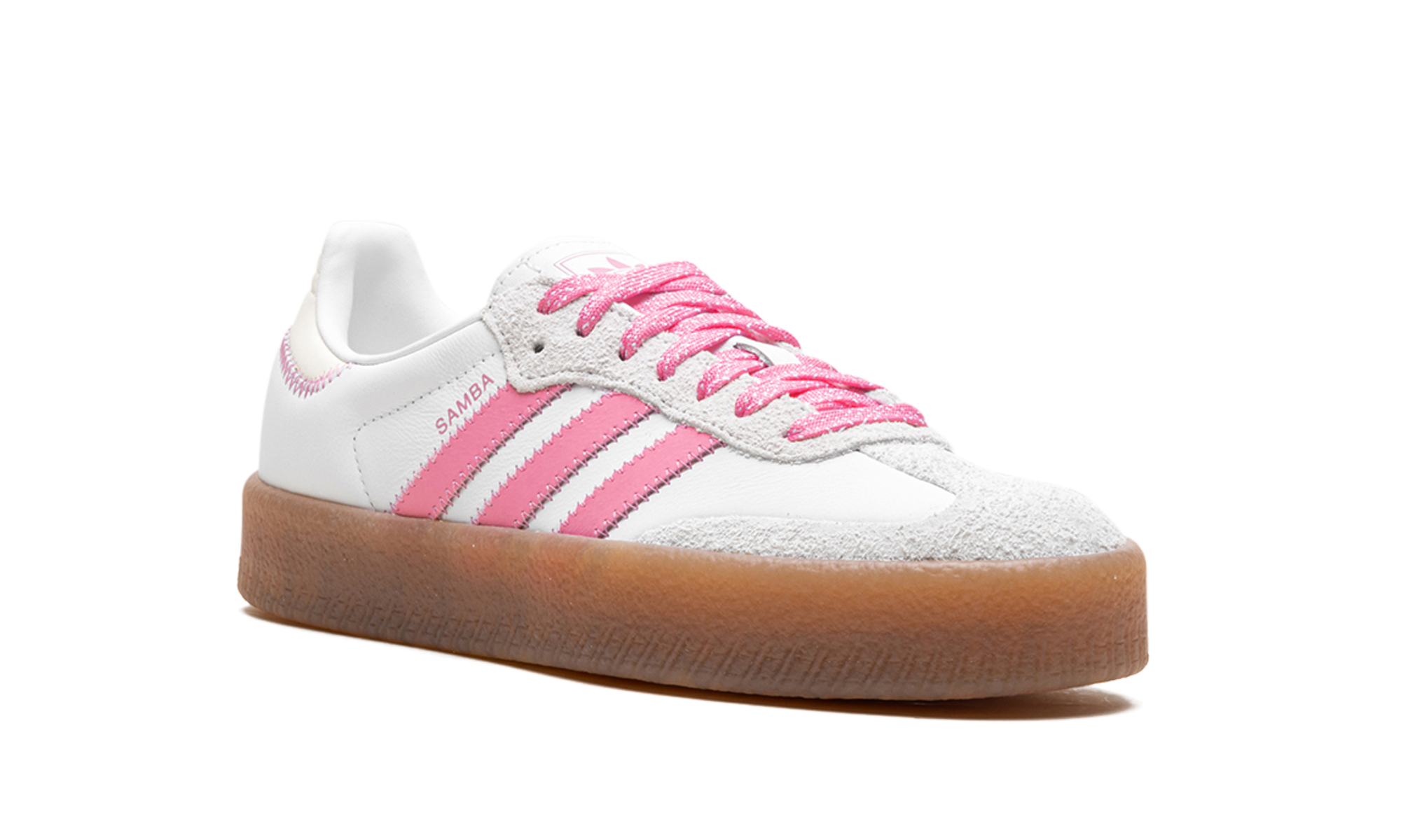 adidas sambae cloud white bliss pink women s+IE9109+diagnol right view