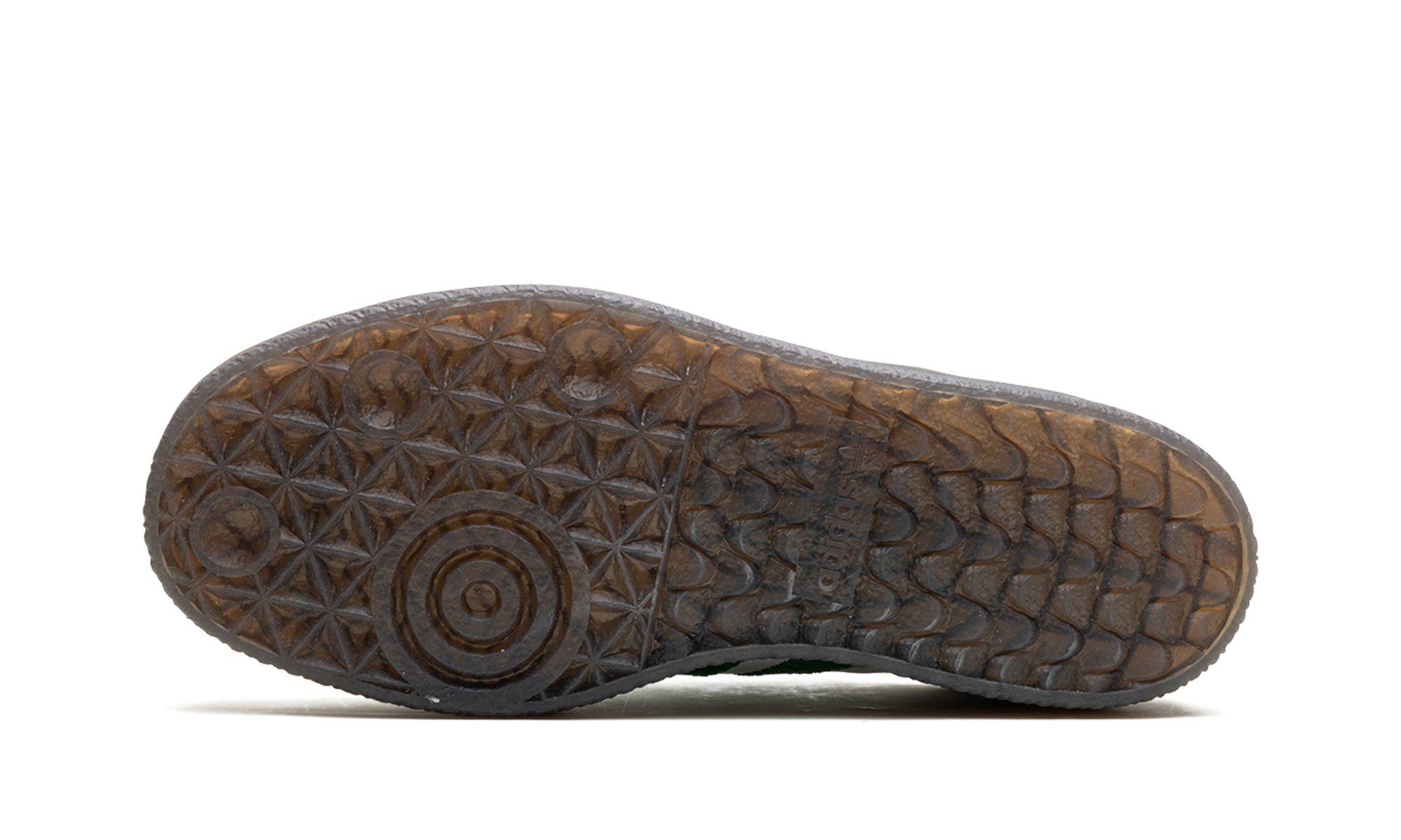 adidas sambae cloud white green women s+IE9105+bottom view