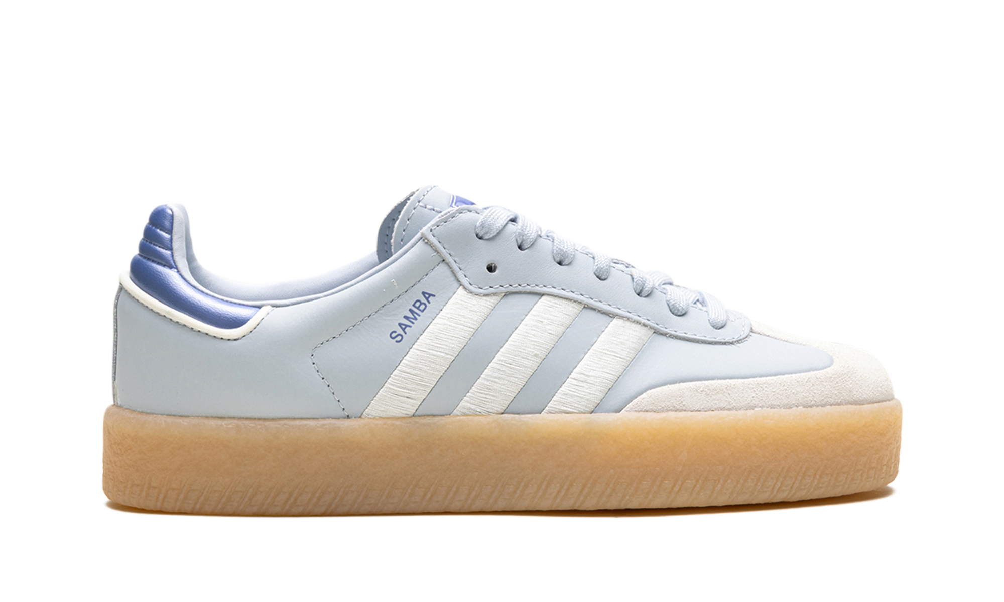 adidas sambae halo blue blue spark metallic women s+IG1953+right view