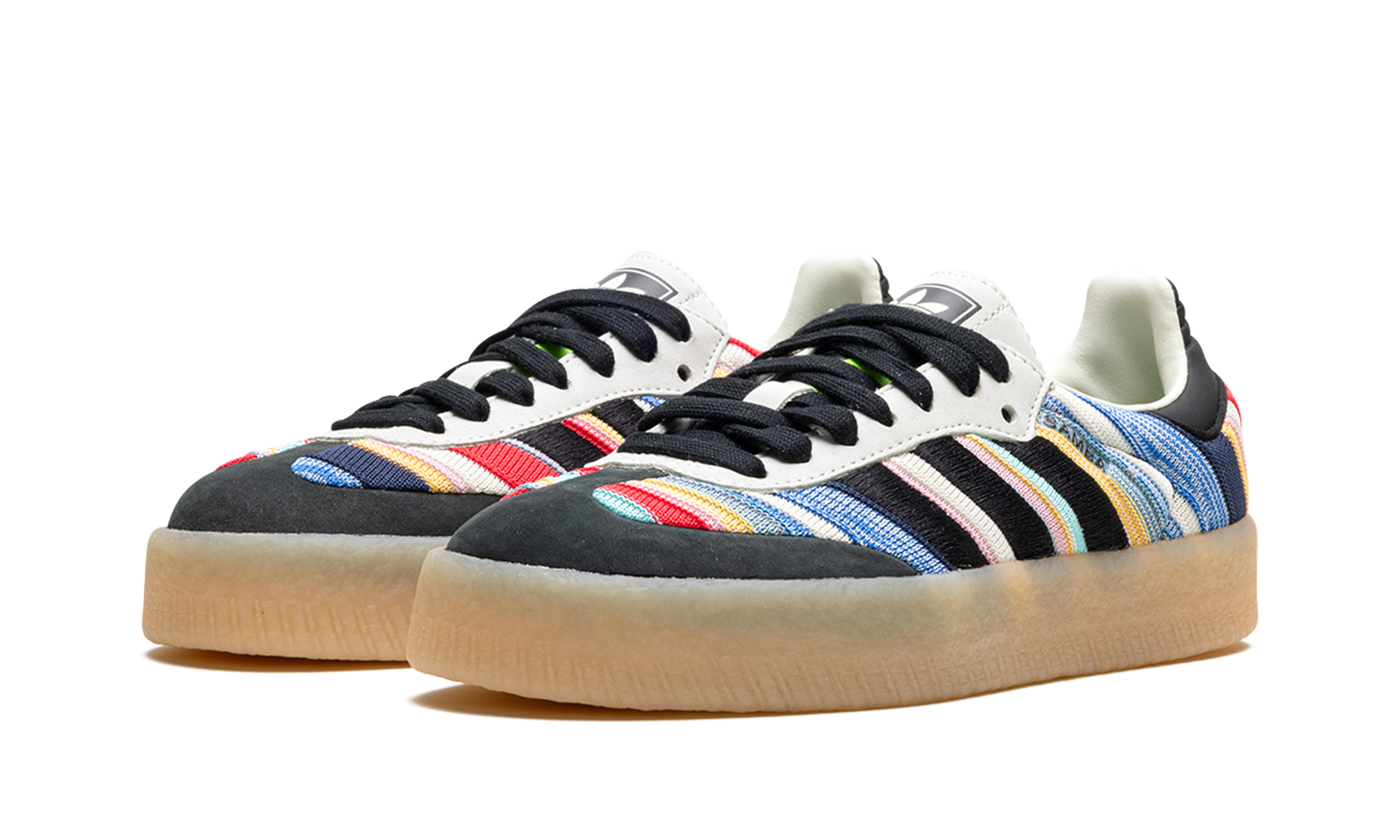 adidas sambae kseniaschnaider black women s+ID0444+diagnol left view