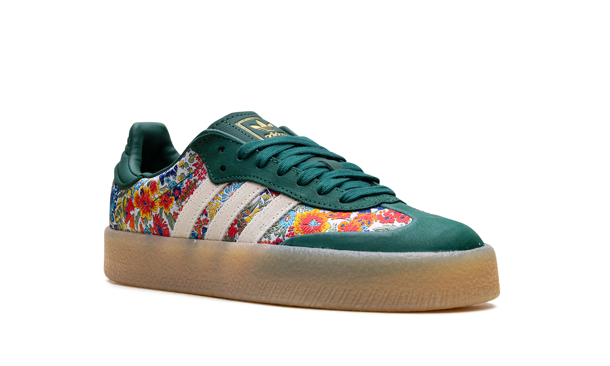 adidas sambae liberty london collegiate green women s+JH7289+diagnol right view