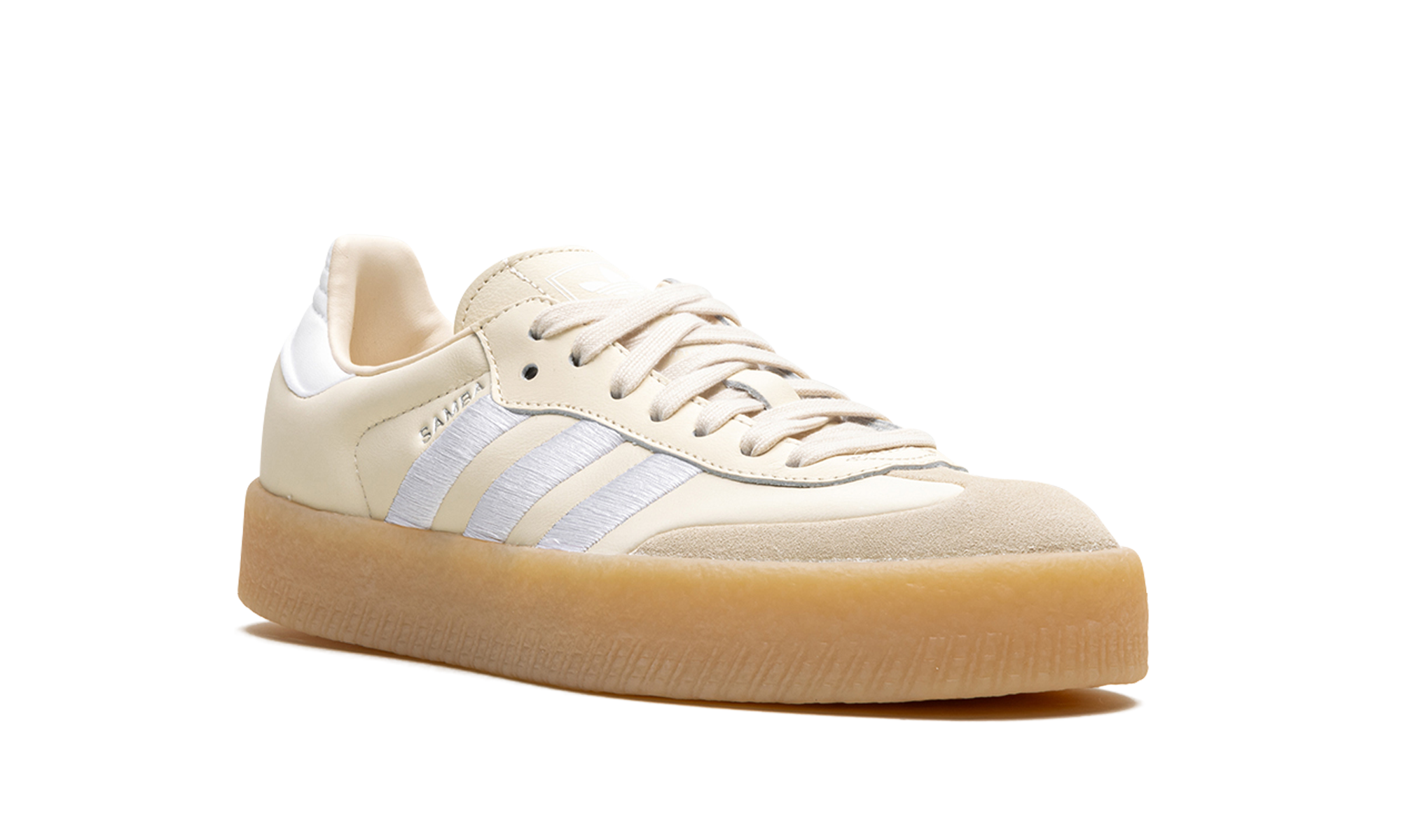 adidas sambae wonder white gum women s+ID0434+diagnol right view