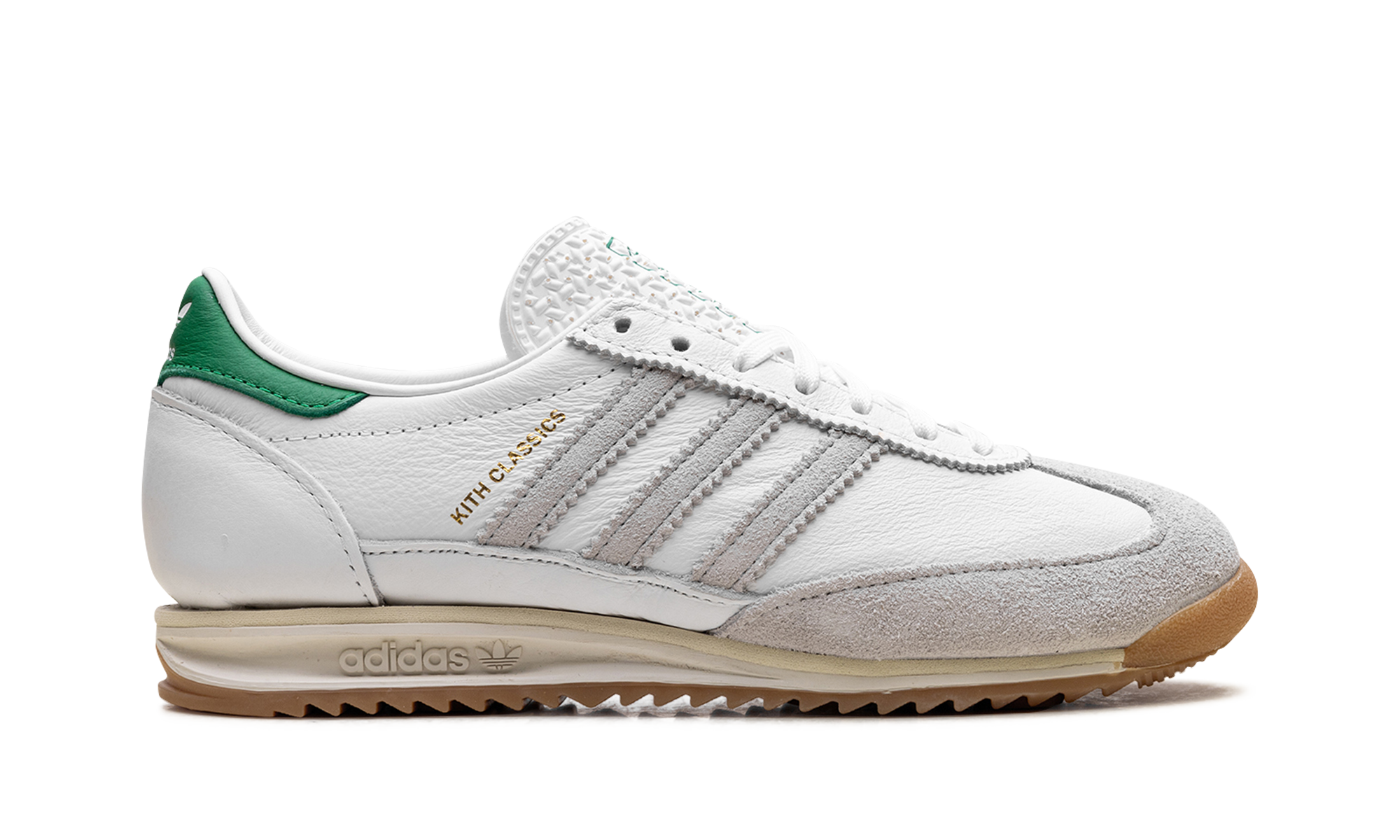 adidas sl 72 kith classics white green+JP8435+right view