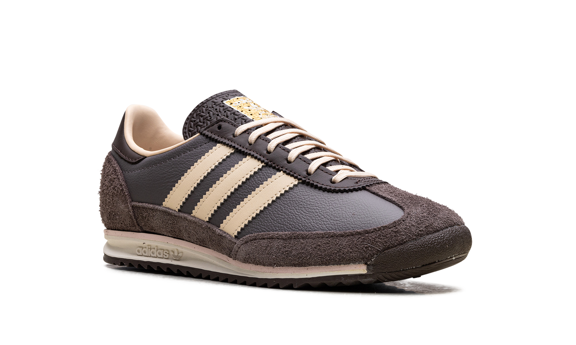 adidas sl 72 og charcoal crystal sand brown women s+IF1937+diagnol right view