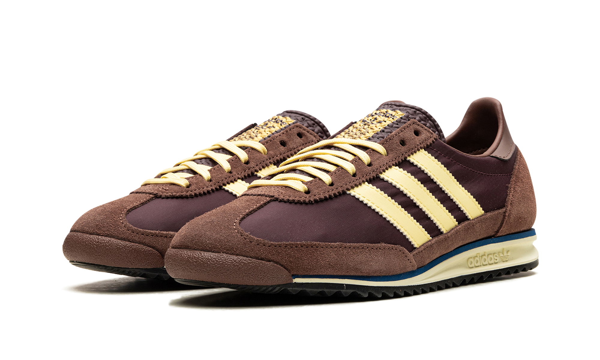 adidas sl 72 og maroon preloved brown women s+IE3425+diagnol left view