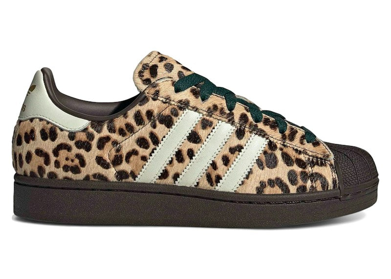adidas Superstar II Leopard Dark Brown Ivory (Women's)