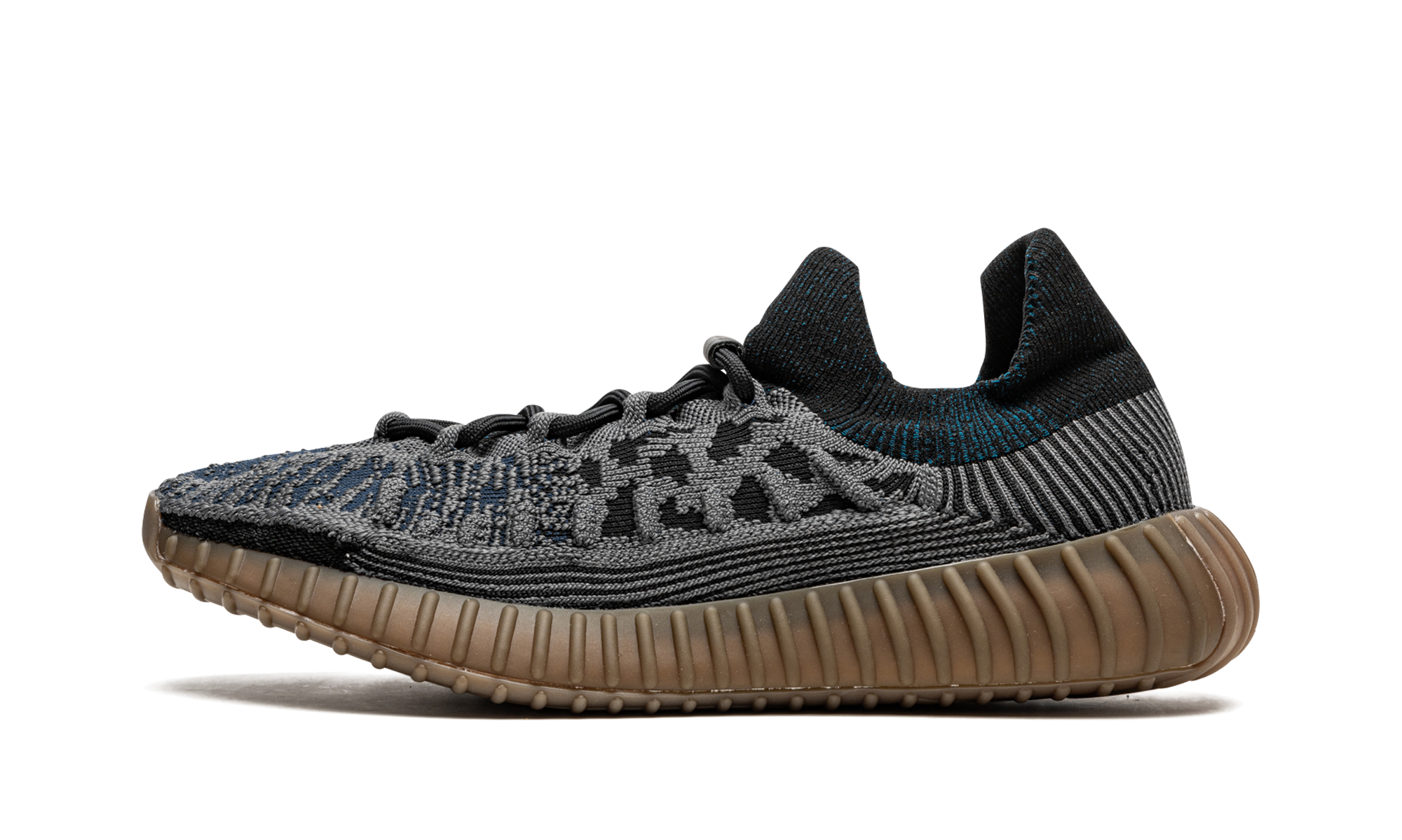 adidas yeezy 350 v2 cmpct slate blue+GX9401+diagnol right view 1