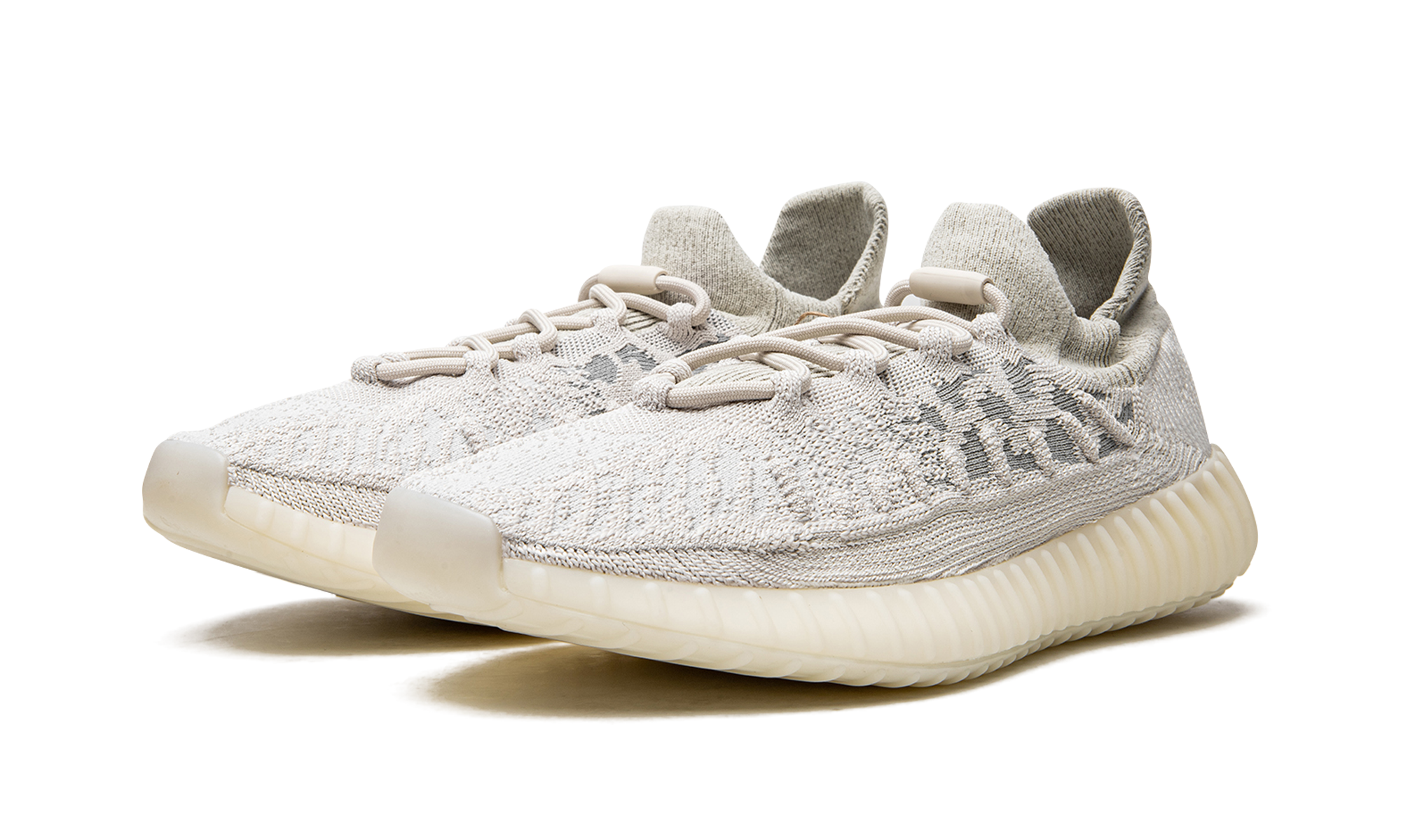 adidas yeezy 350 v2 cmpct slate bone+H06519+diagnol left view
