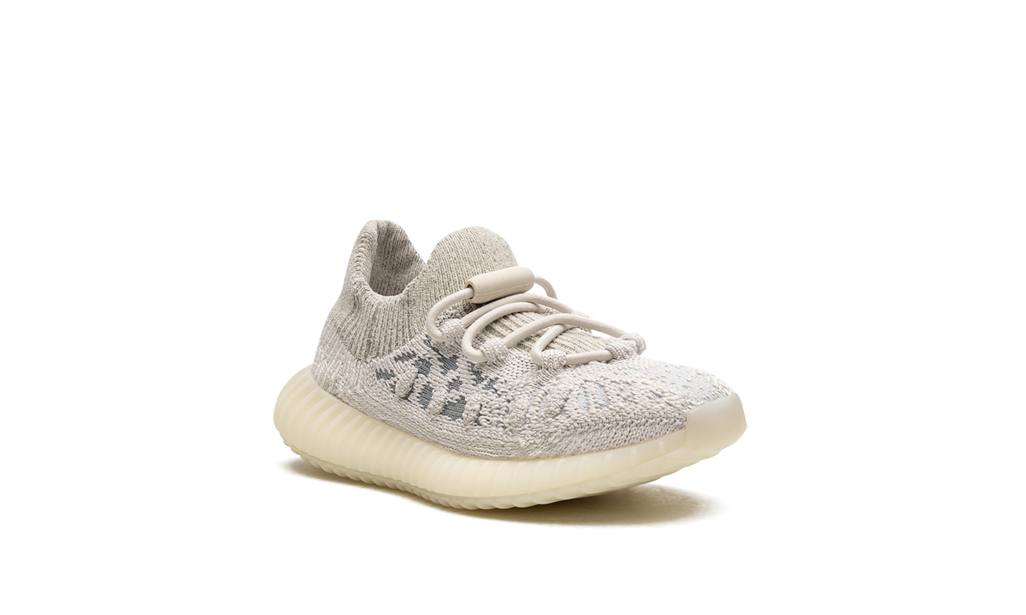 adidas yeezy 350 v2 cmpct slate bone infants+HQ4633+diagnol right view