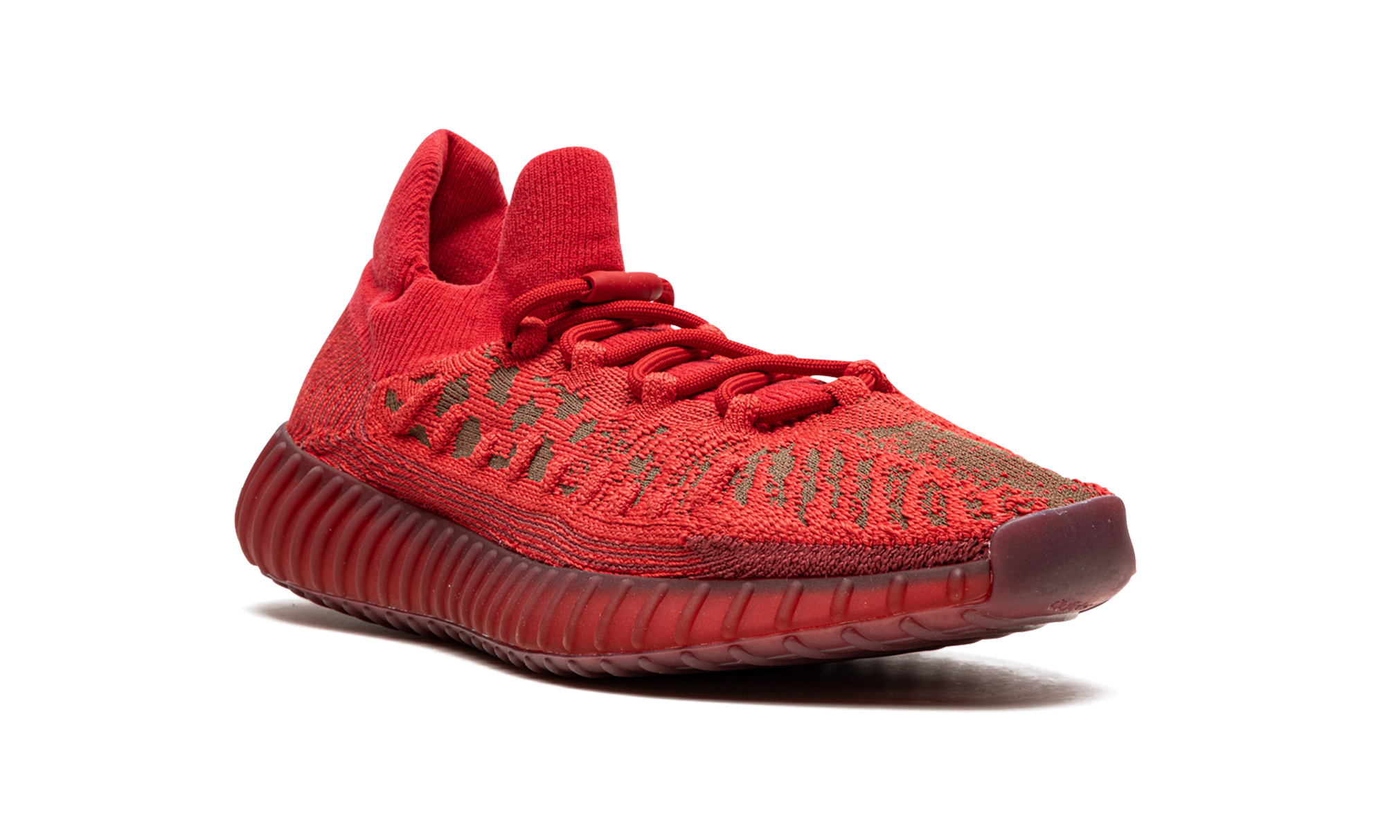 adidas yeezy 350 v2 cmpct slate red+GW6945+diagnol right view