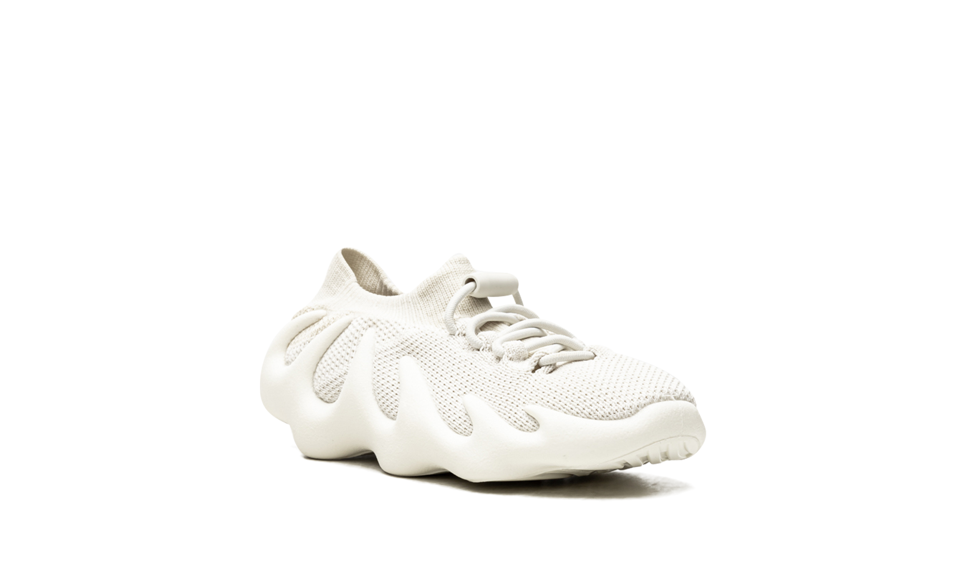 adidas yeezy 450 cloud white infants+GY0403+diagnol right view