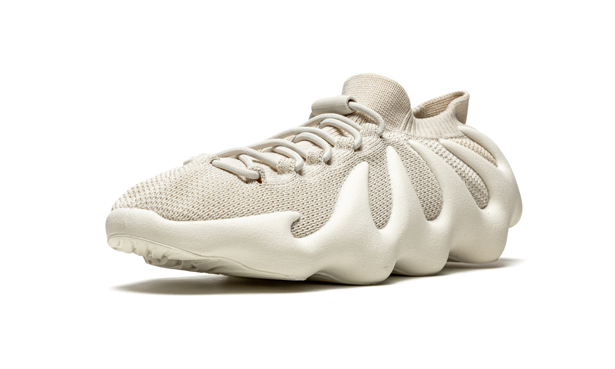 adidas yeezy 450 cloud white kids+GY0402+left diagnol single view