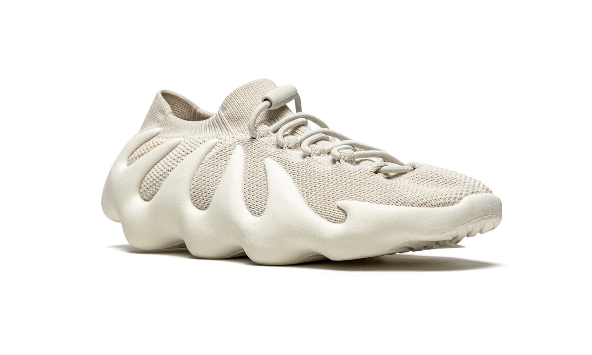 adidas yeezy 450 cloud white kids+GY0402+diagnol right view