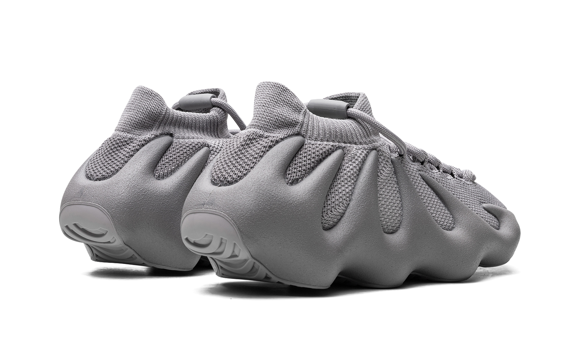adidas yeezy 450 stone grey+ID9446+diagnol right behind view