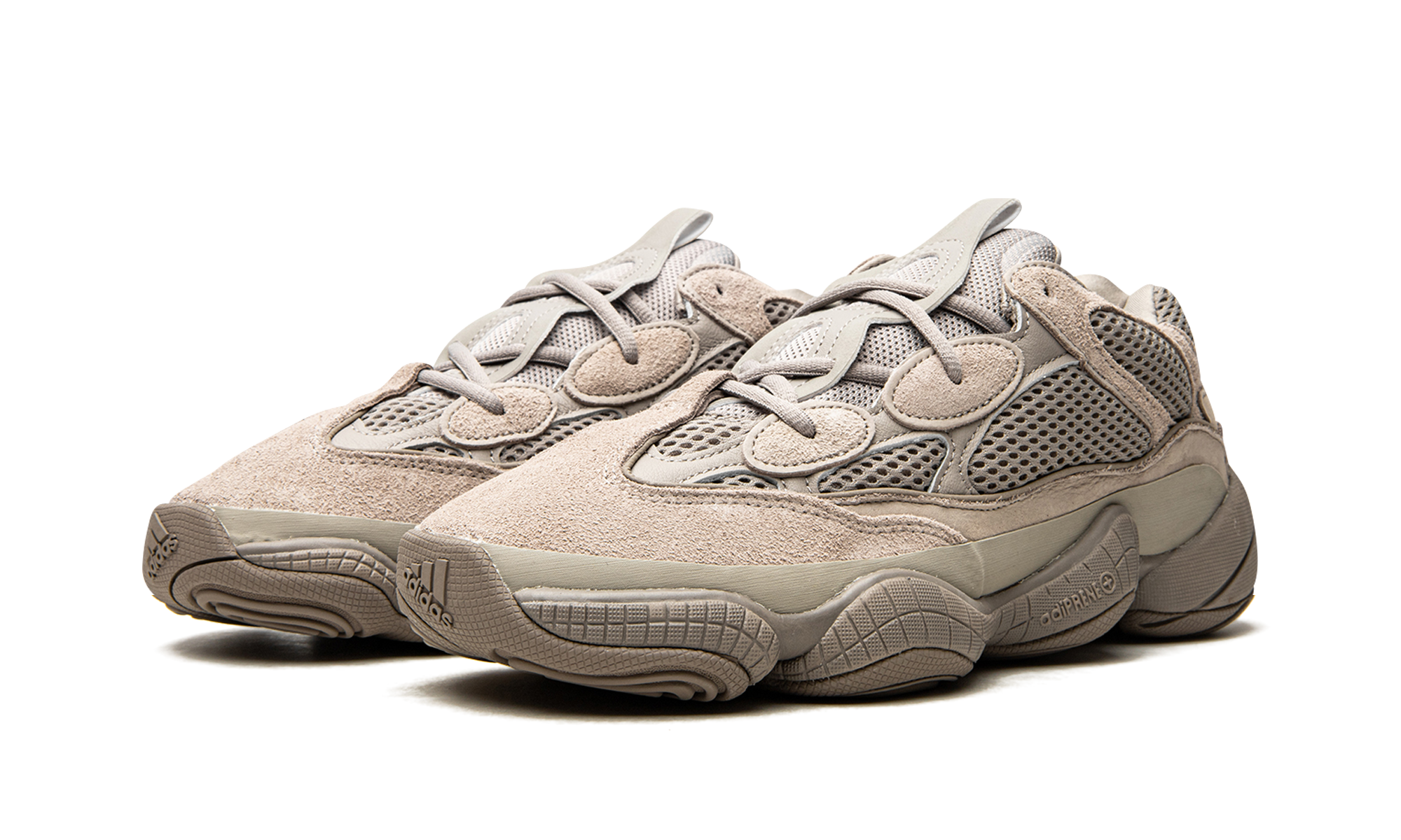 adidas yeezy 500 ash grey+GX3607+diagnol left view
