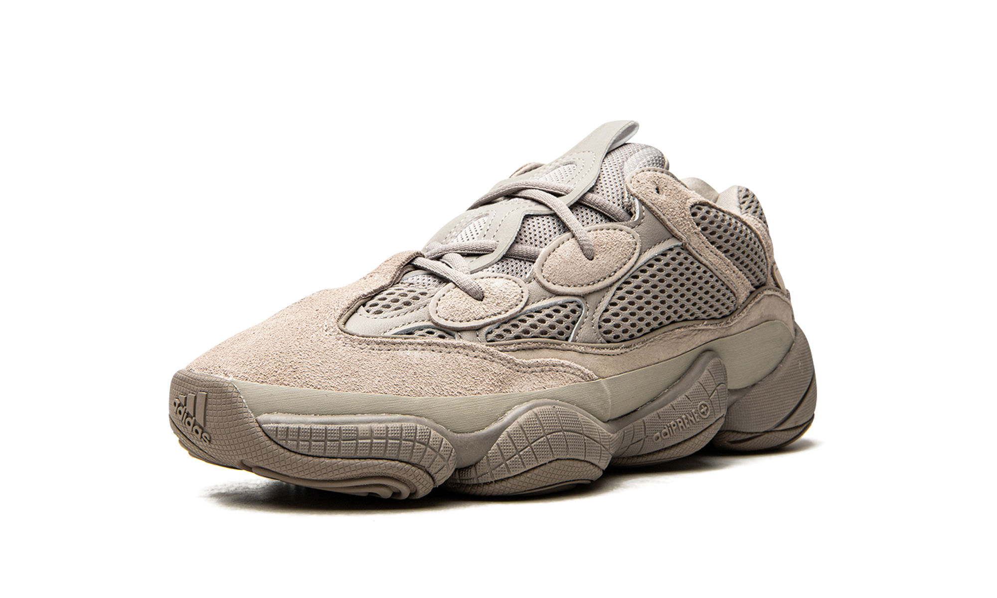 adidas yeezy 500 ash grey+GX3607+left diagnol single view
