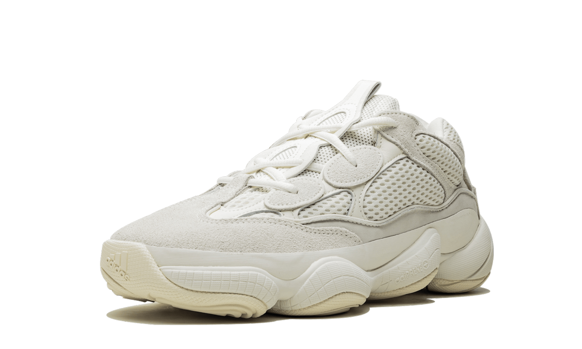 adidas yeezy 500 bone white 2019+FV3573+left diagnol single view