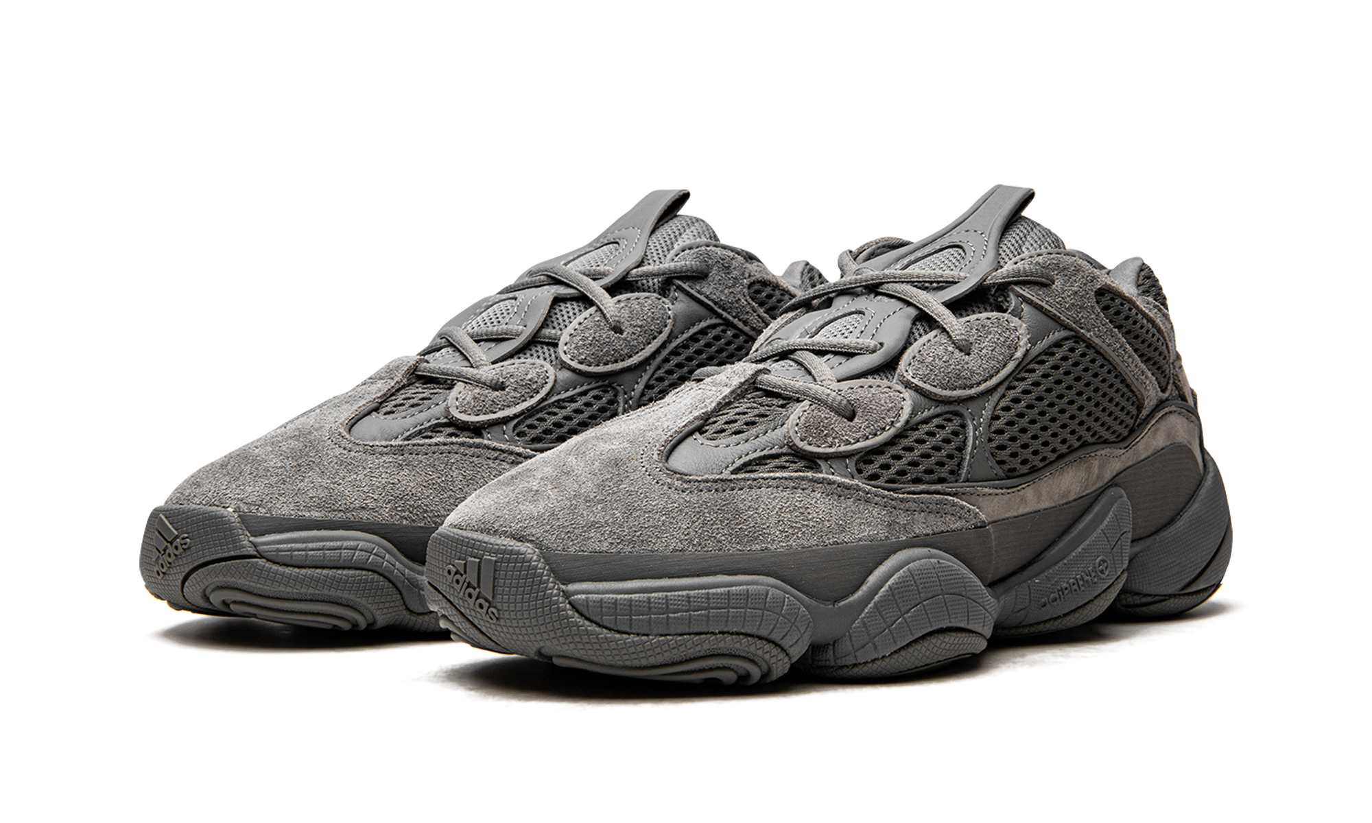adidas yeezy 500 granite+GW6373+diagnol left view