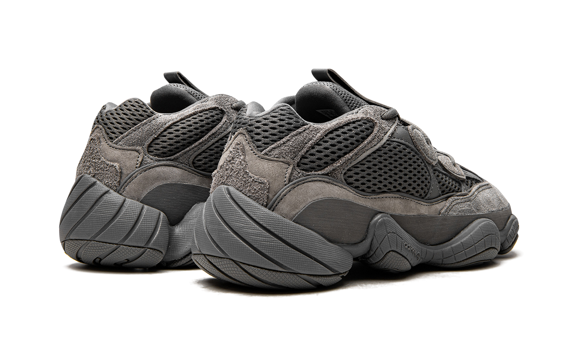 adidas yeezy 500 granite+GW6373+diagnol right behind view