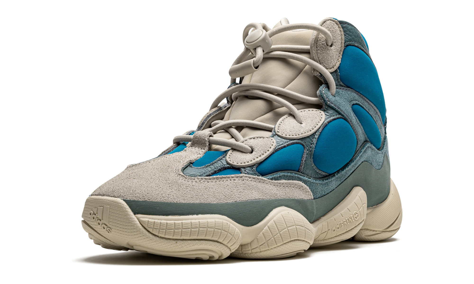 adidas yeezy 500 high frosted blue+GZ5544+left diagnol single view