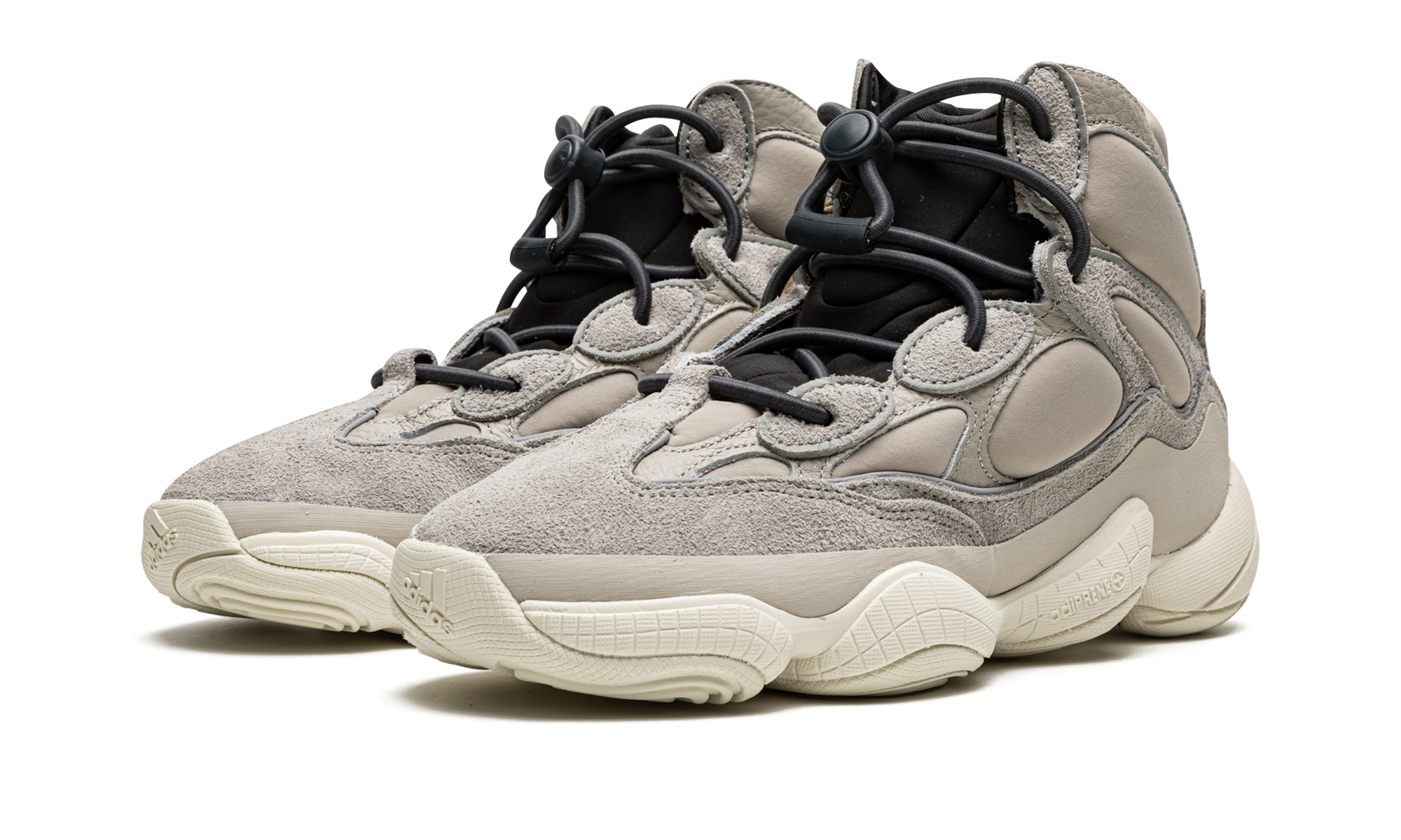 adidas yeezy 500 high mist stone+GV7775+diagnol left view