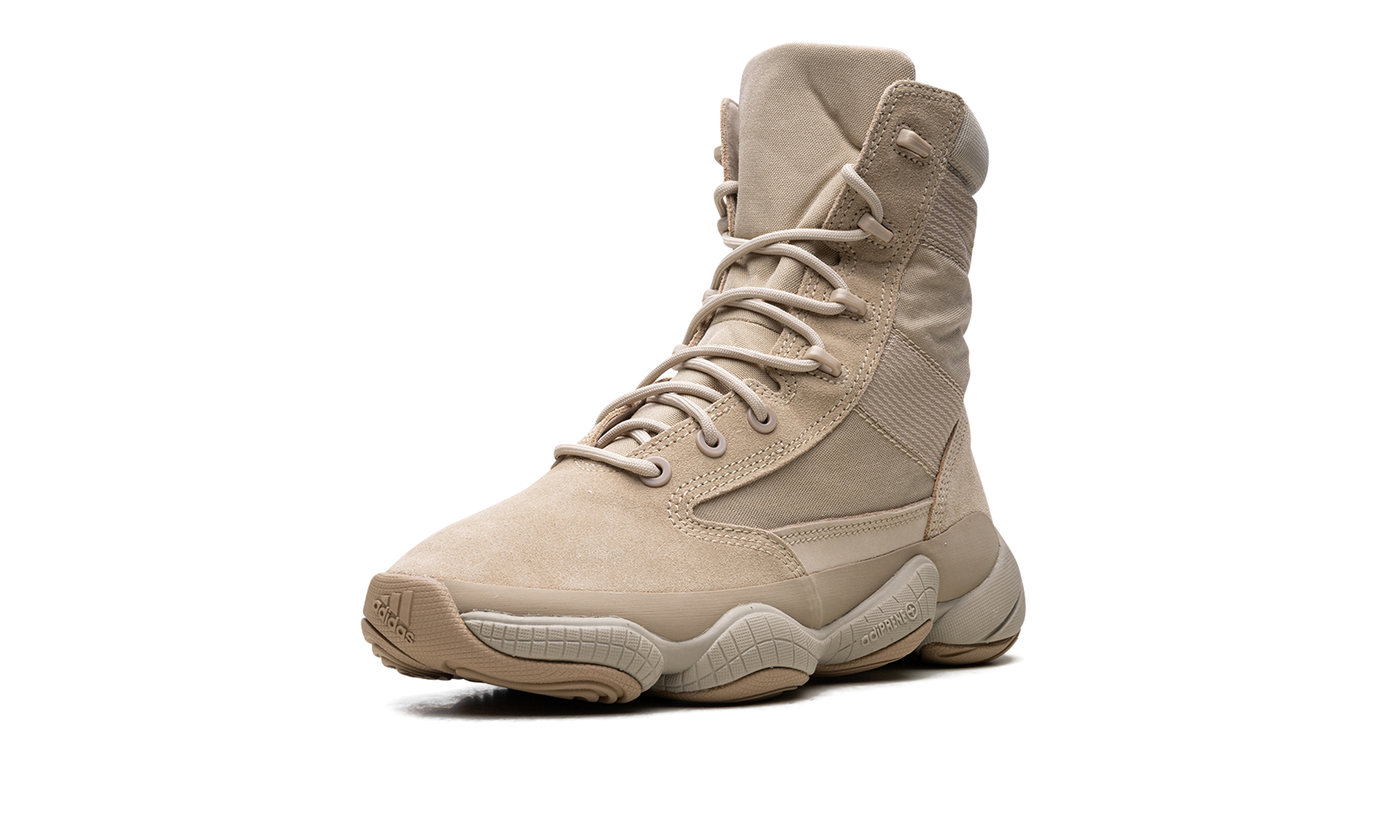 adidas yeezy 500 high tactical boot sand+IF7549+left diagnol single view