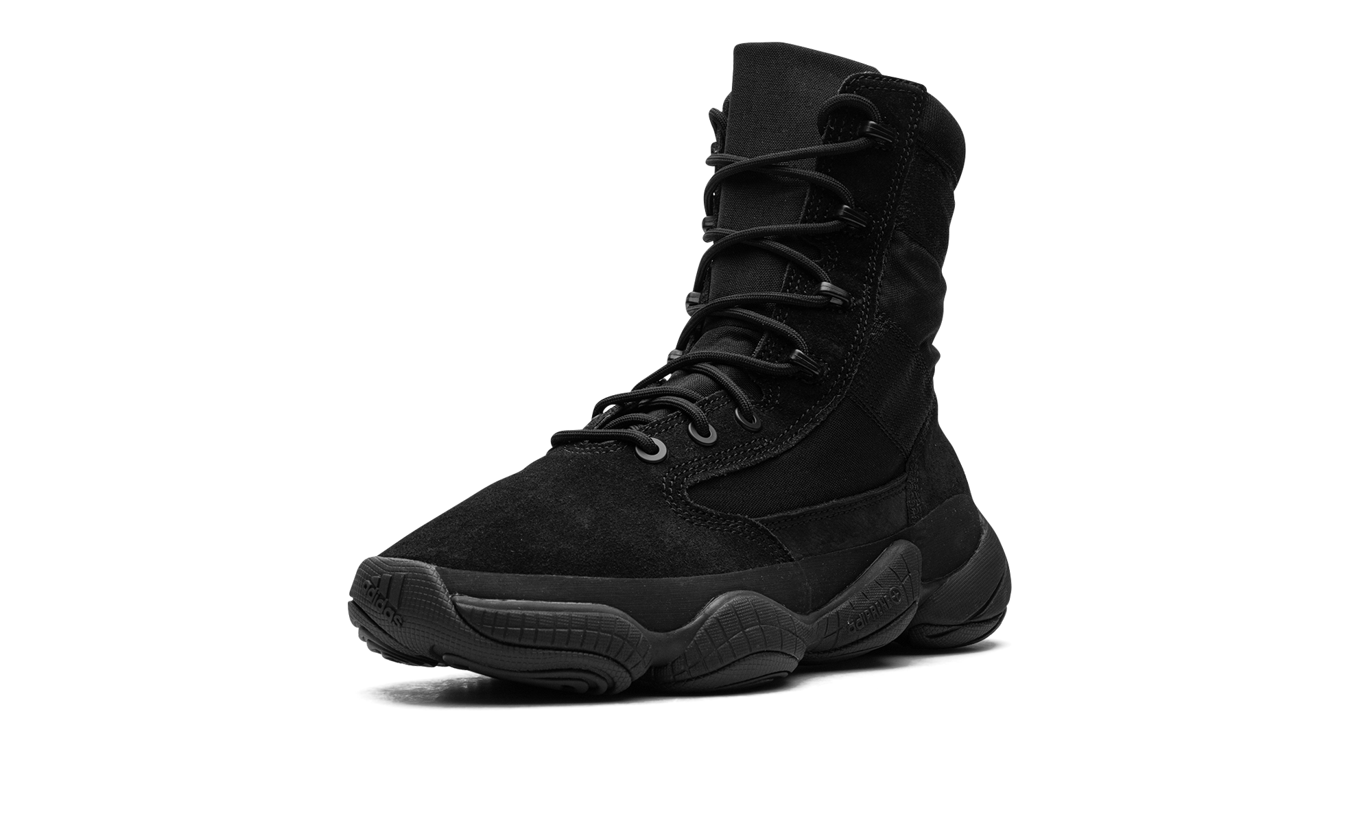 adidas yeezy 500 high tactical boot utility black+IG4693+left diagnol single view
