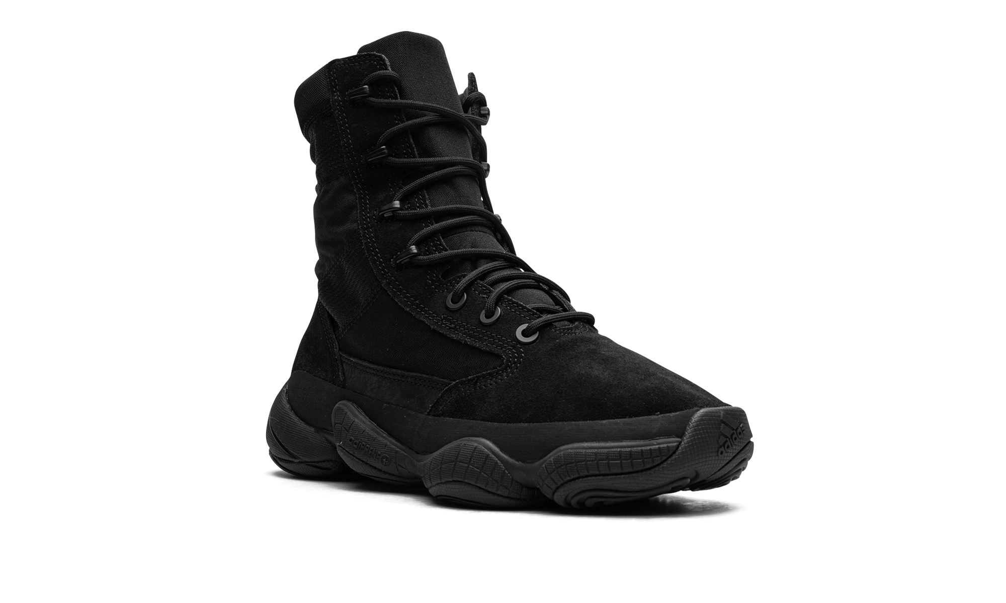 adidas yeezy 500 high tactical boot utility black+IG4693+diagnol right view
