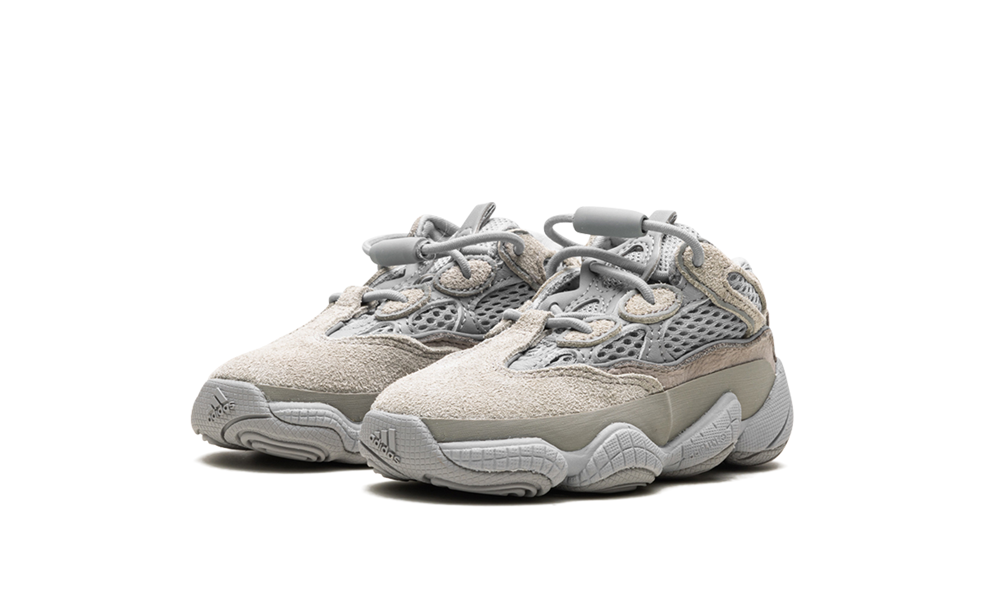adidas yeezy 500 stone salt infants+ID2441+diagnol left view