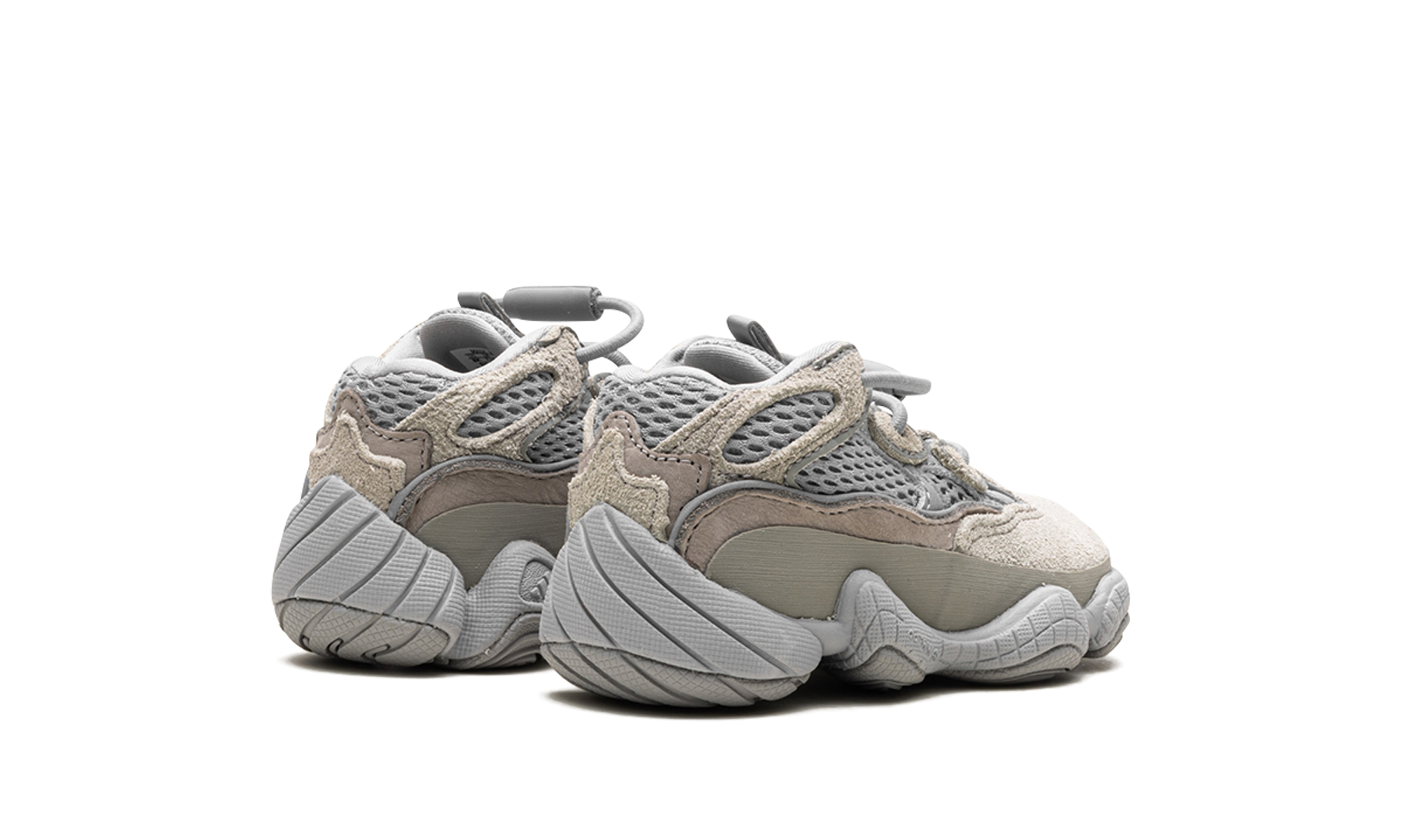 adidas yeezy 500 stone salt infants+ID2441+diagnol right behind view