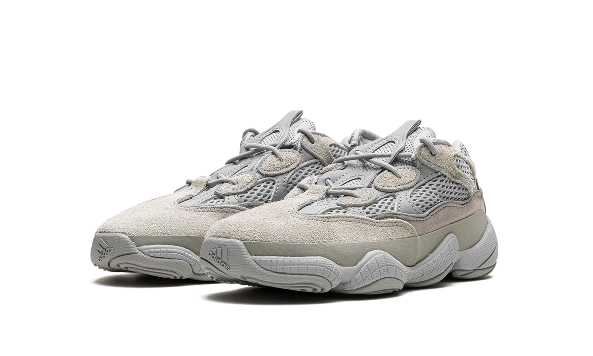adidas yeezy 500 stone salt kids+ID2442+diagnol left view