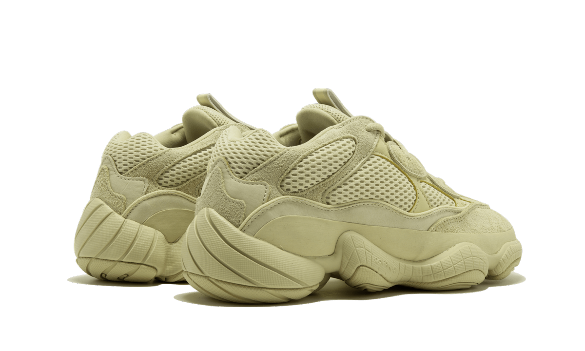 adidas yeezy 500 super moon yellow+DB2966+diagnol right behind view
