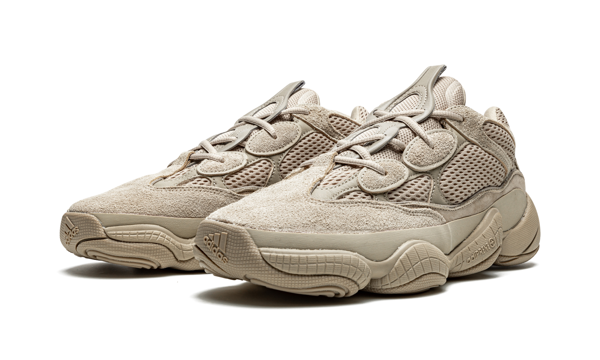 adidas yeezy 500 taupe light+GX3605+diagnol left view