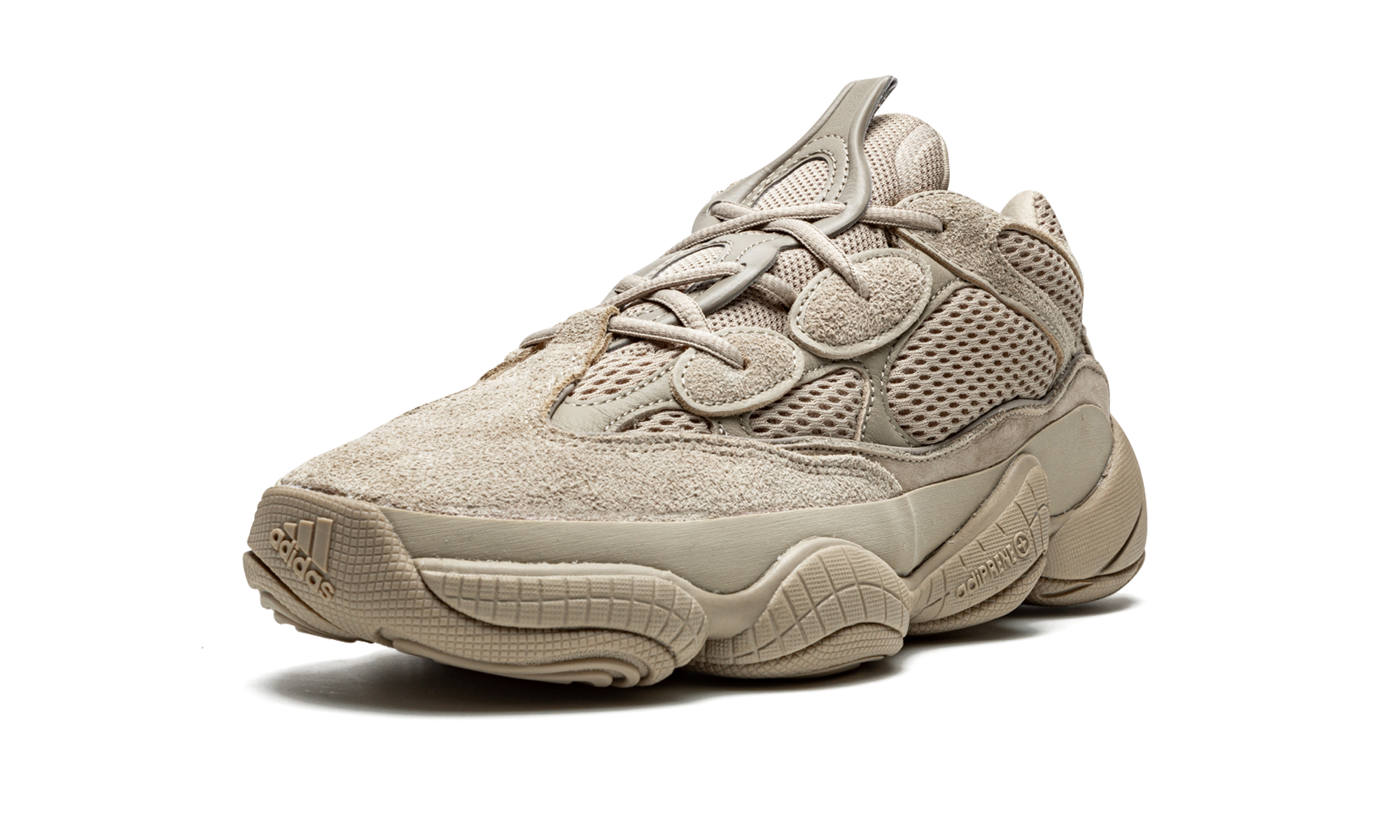 adidas yeezy 500 taupe light+GX3605+left diagnol single view