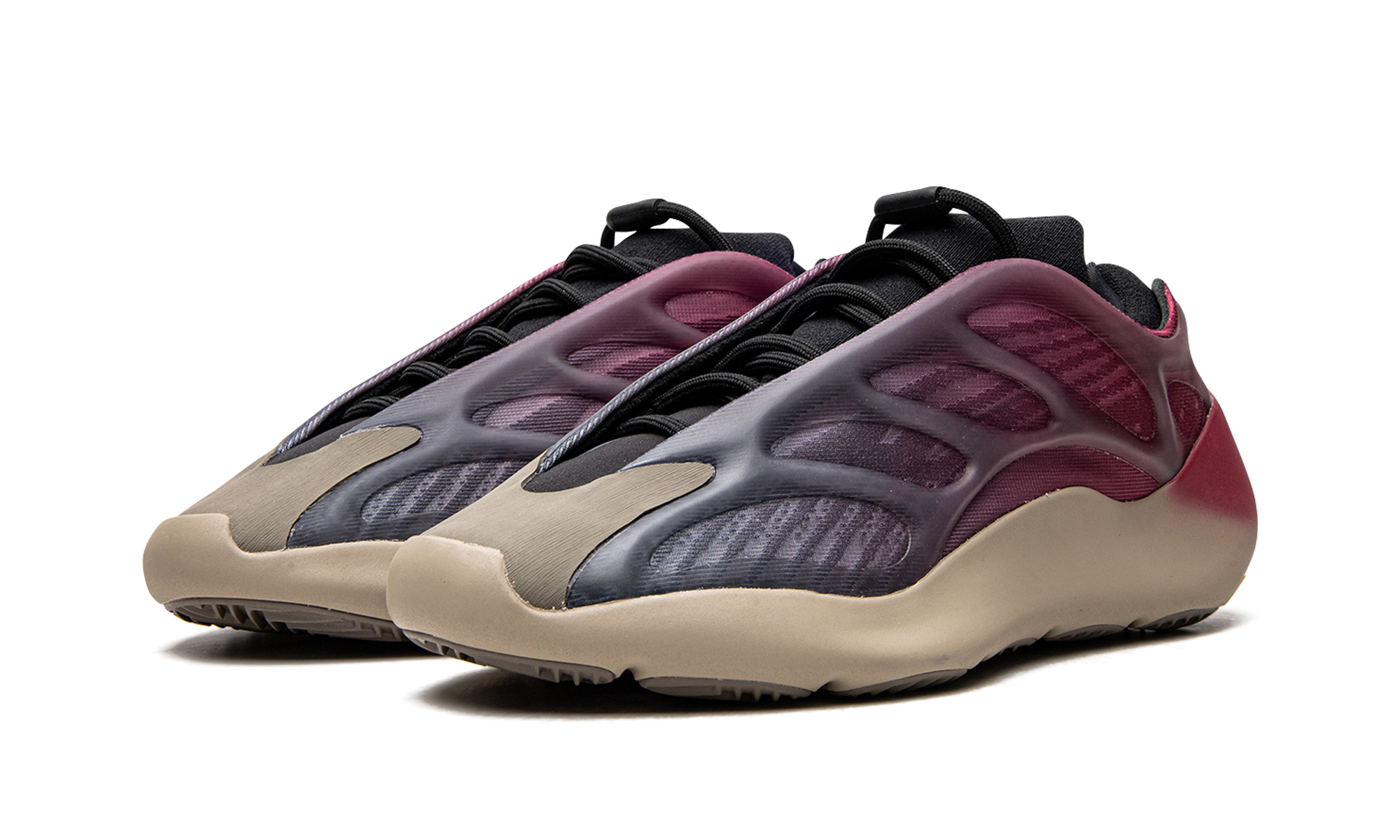 adidas yeezy 700 v3 fade carbon+GW1814+diagnol left view