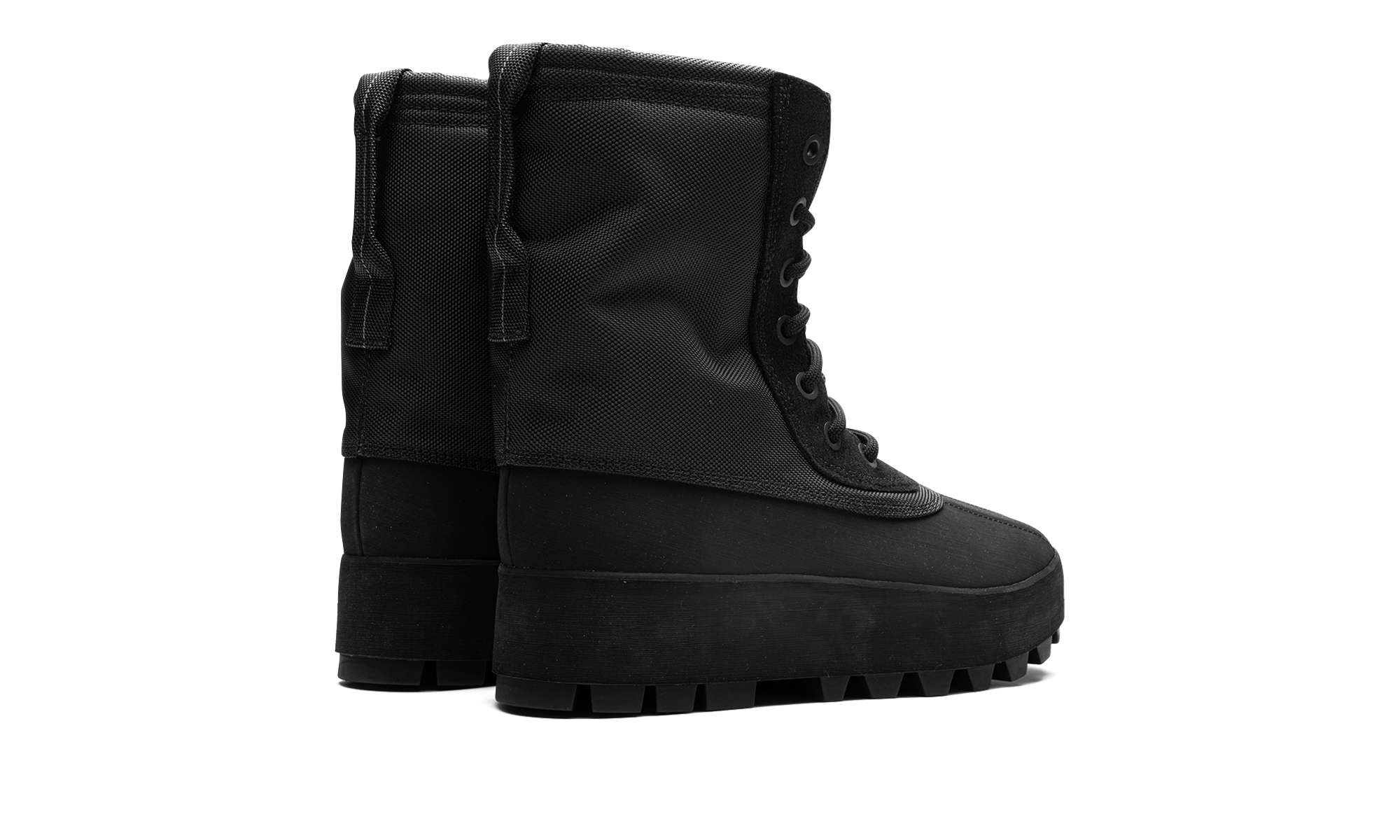 adidas yeezy 950 pirate black 2023+IG8188+diagnol right behind view