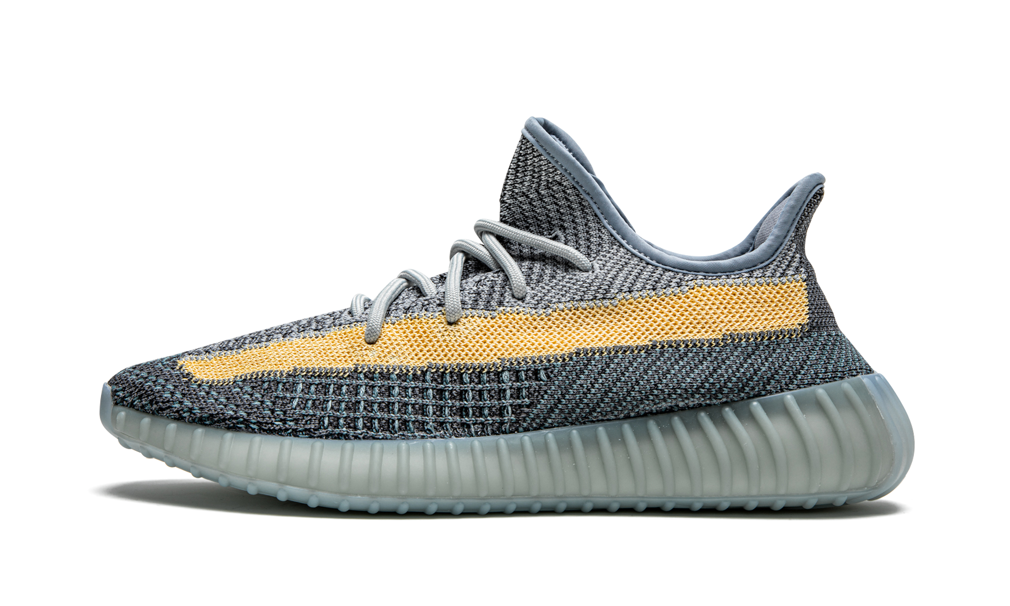 adidas yeezy boost 350 v2 ash blue+GY7657+diagnol right view 1