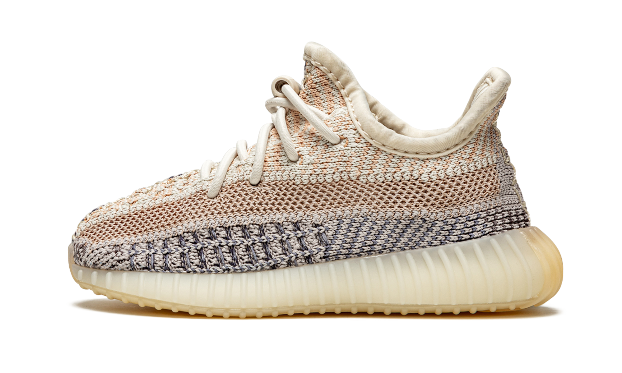 adidas yeezy boost 350 v2 ash pearl infants+GY7735+diagnol right view 1