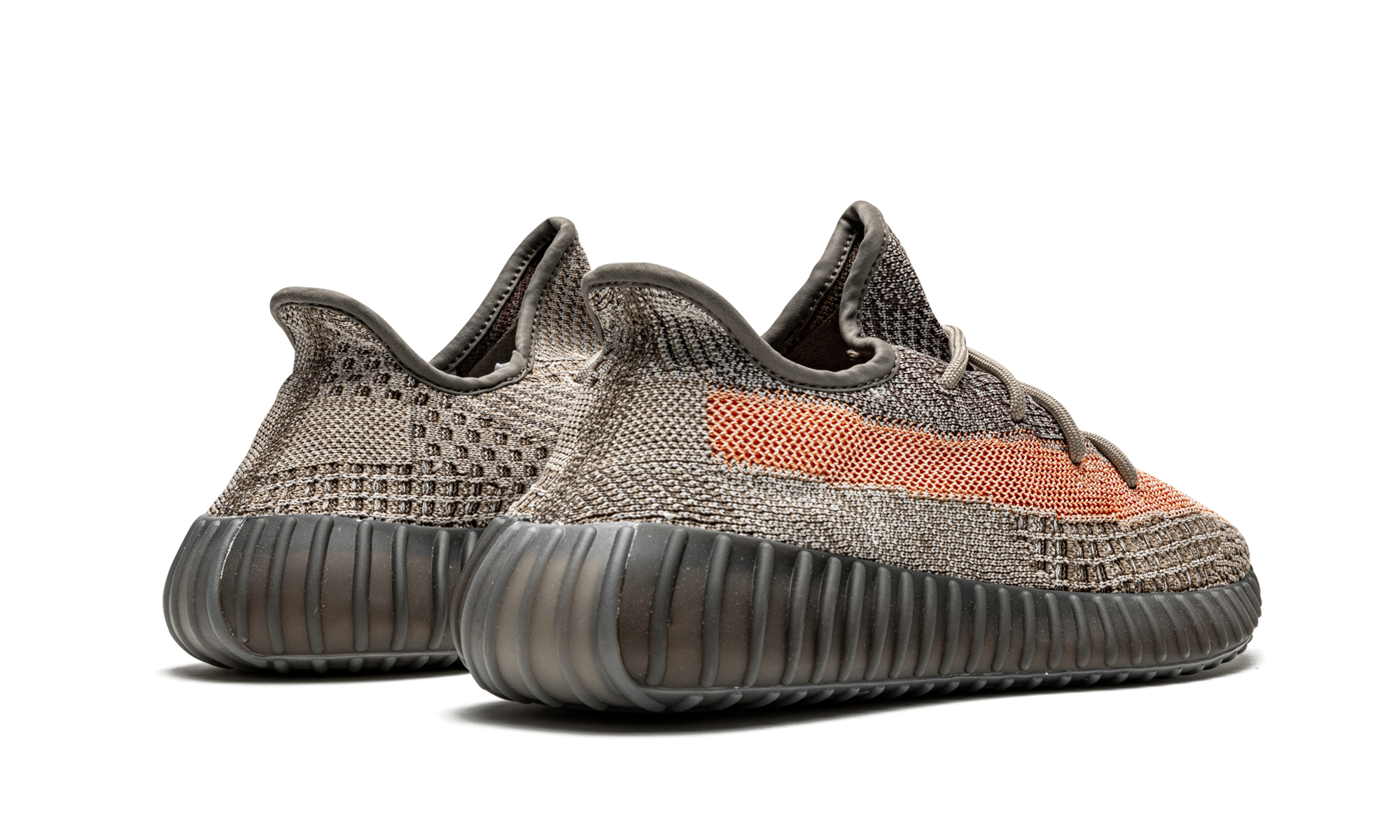 adidas yeezy boost 350 v2 ash stone+GW0089+diagnol right behind view